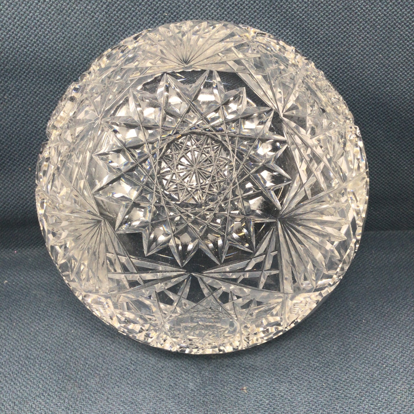 Vintage Cut Glass Bowl