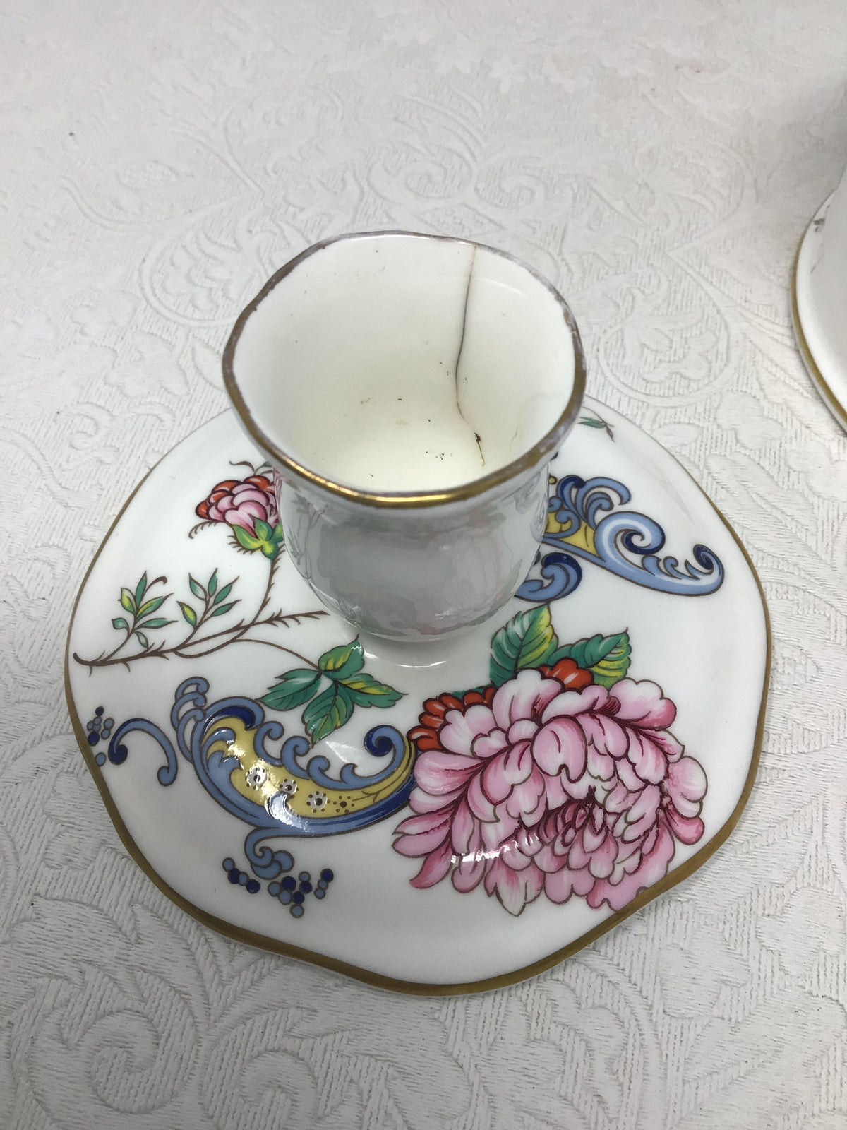 Chelsea Manor Trinket Box and 2 Candlestick Set