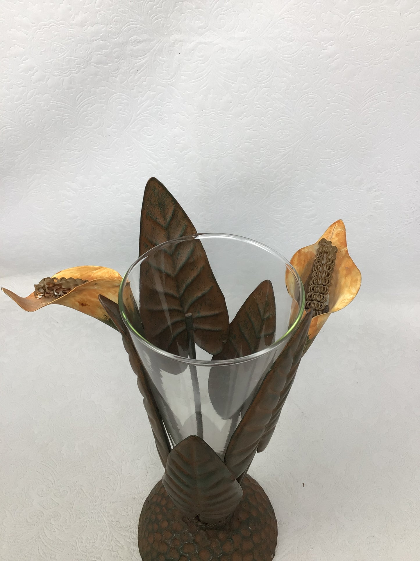 Metallic Flower Vase