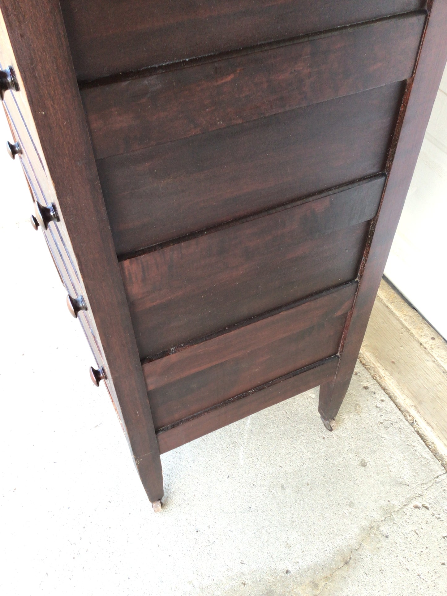 Vintage Highboy Dresser with Mirror