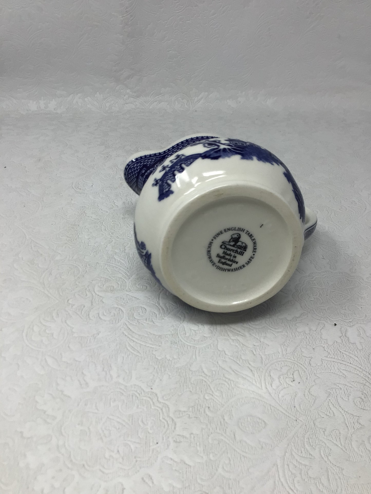 Churchill Blue Willow Creamer