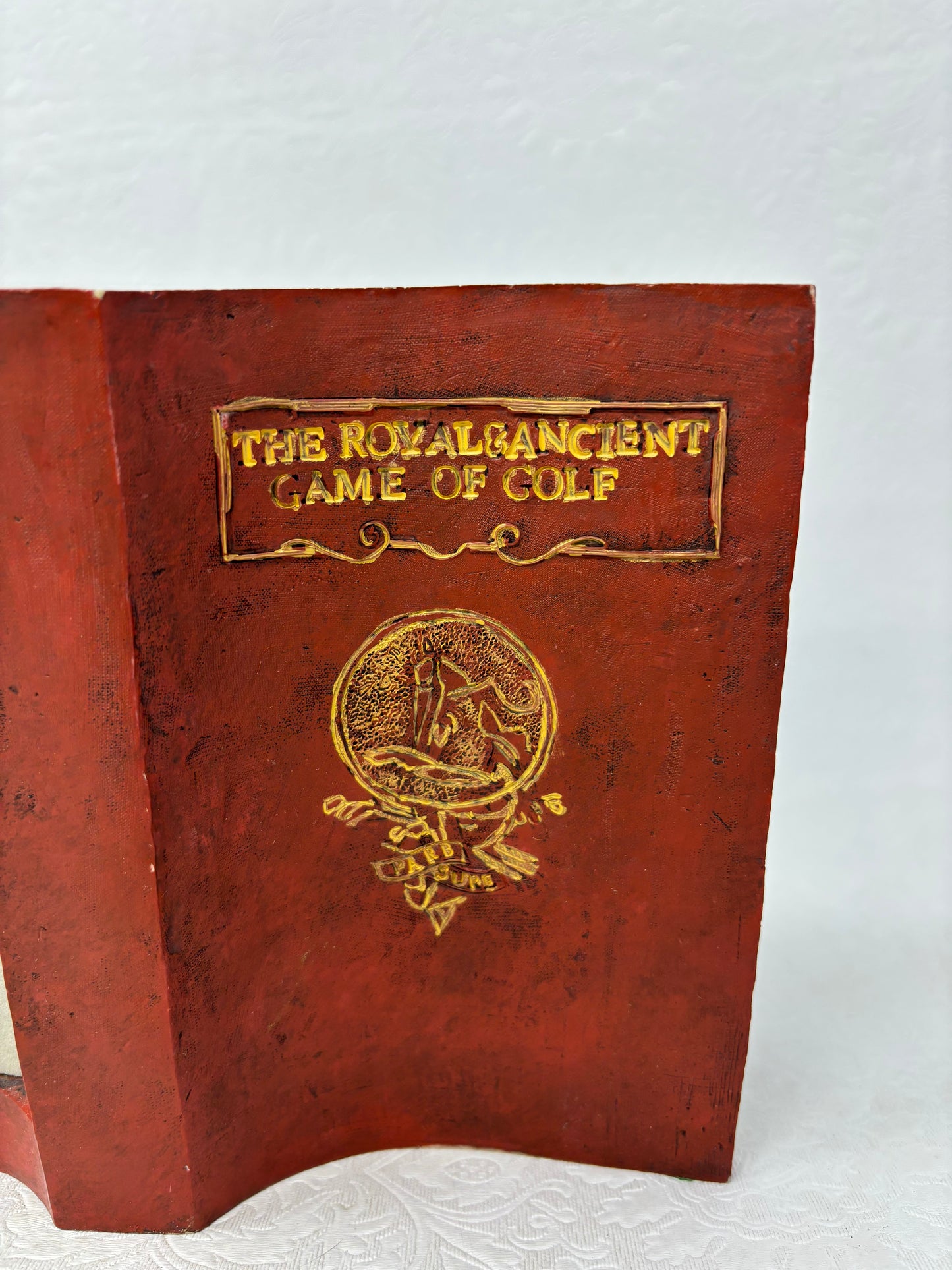 3D Golf Themed Book Picture Frame
