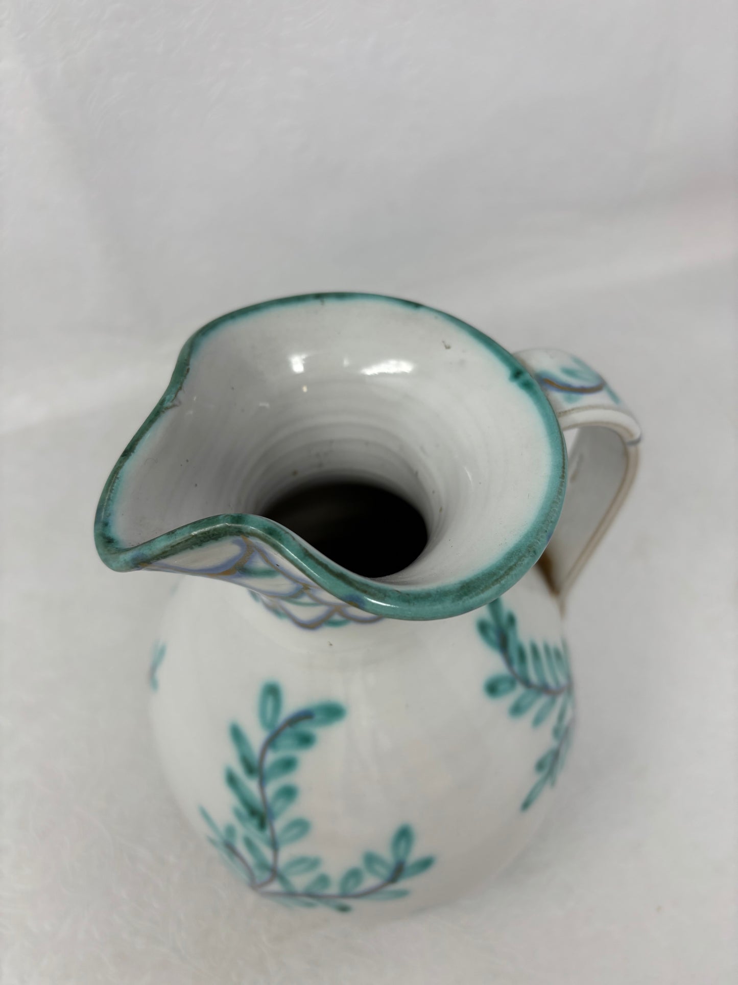 Hand Painted Italian Ceramic Pitcher