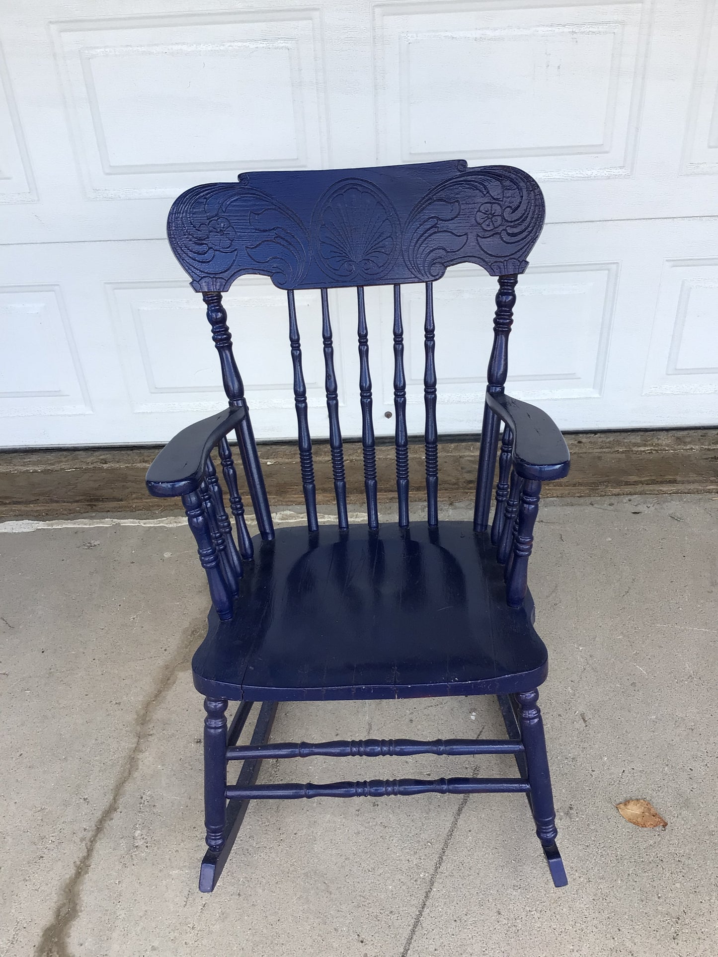 Blue Rocking Chair