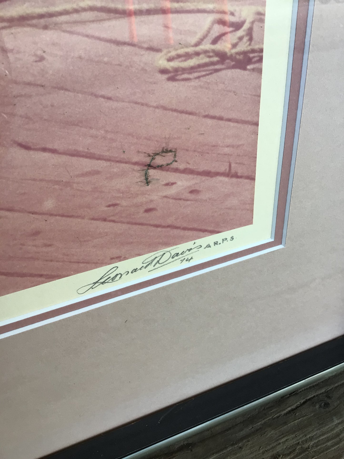 “Warf, Peggy’s Cove, N.S.” - Framed Photograph