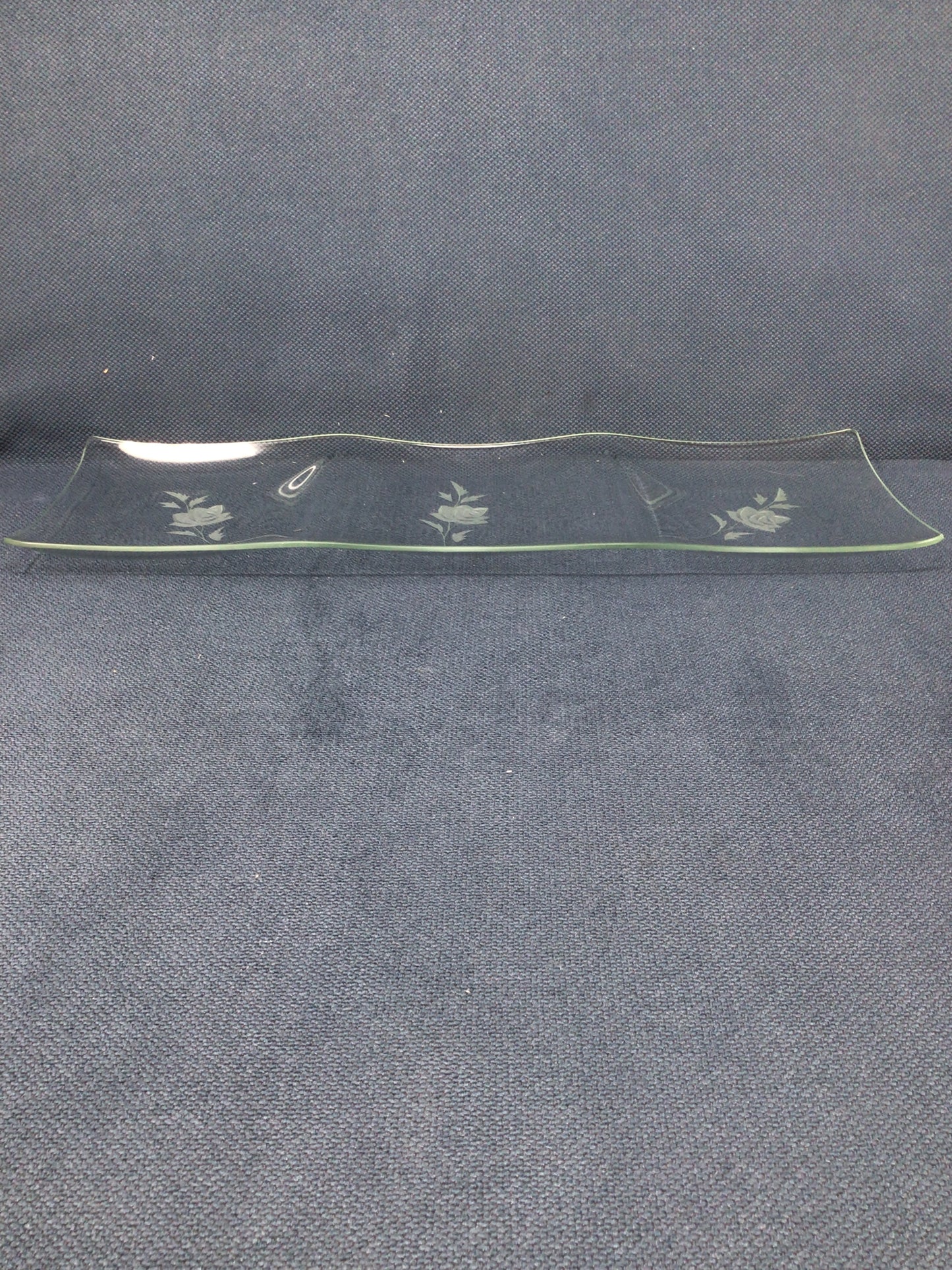 Rose Glass Tray