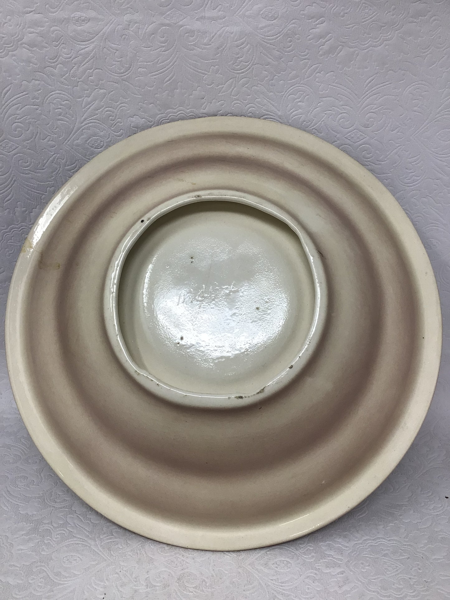 Taupe Colour Floral Water Pitcher and Wash Basin