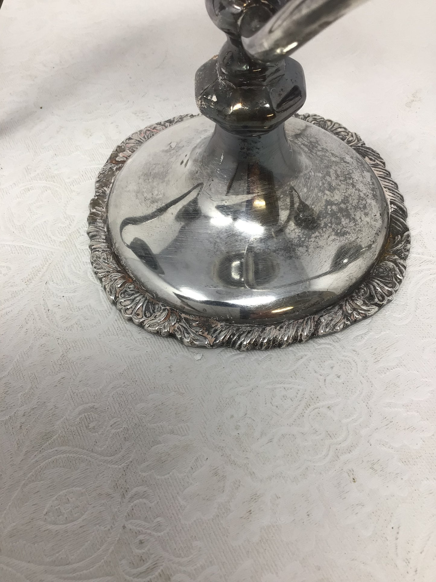 Elegant Silver Plated Candelabra