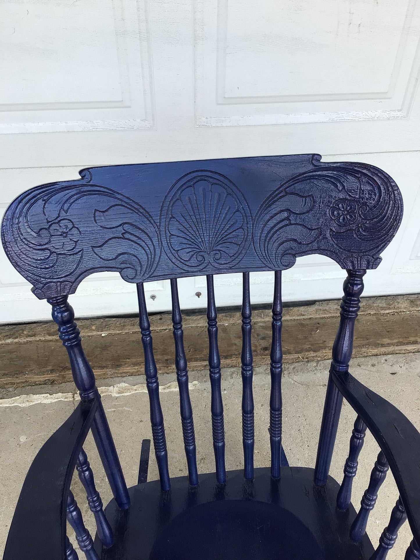Blue Rocking Chair