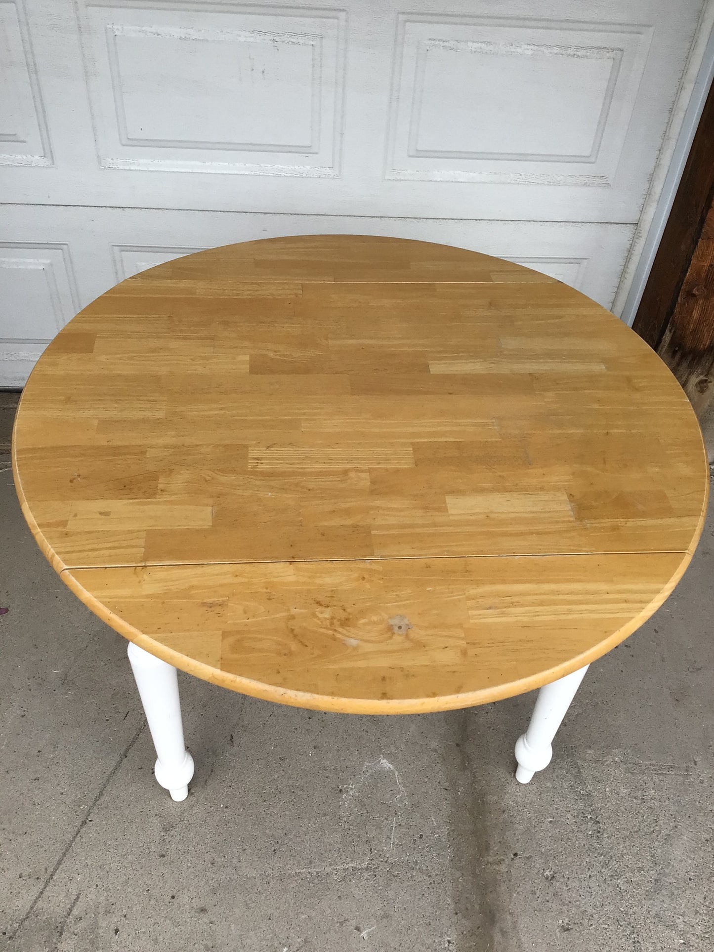 Drop Leaf Wood Dining Table