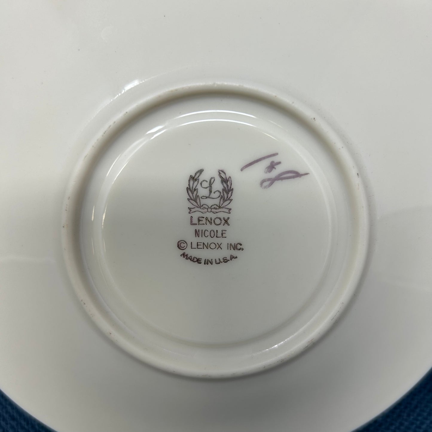 Lenox “Nicole” Pattern Fine China Full Place Setting