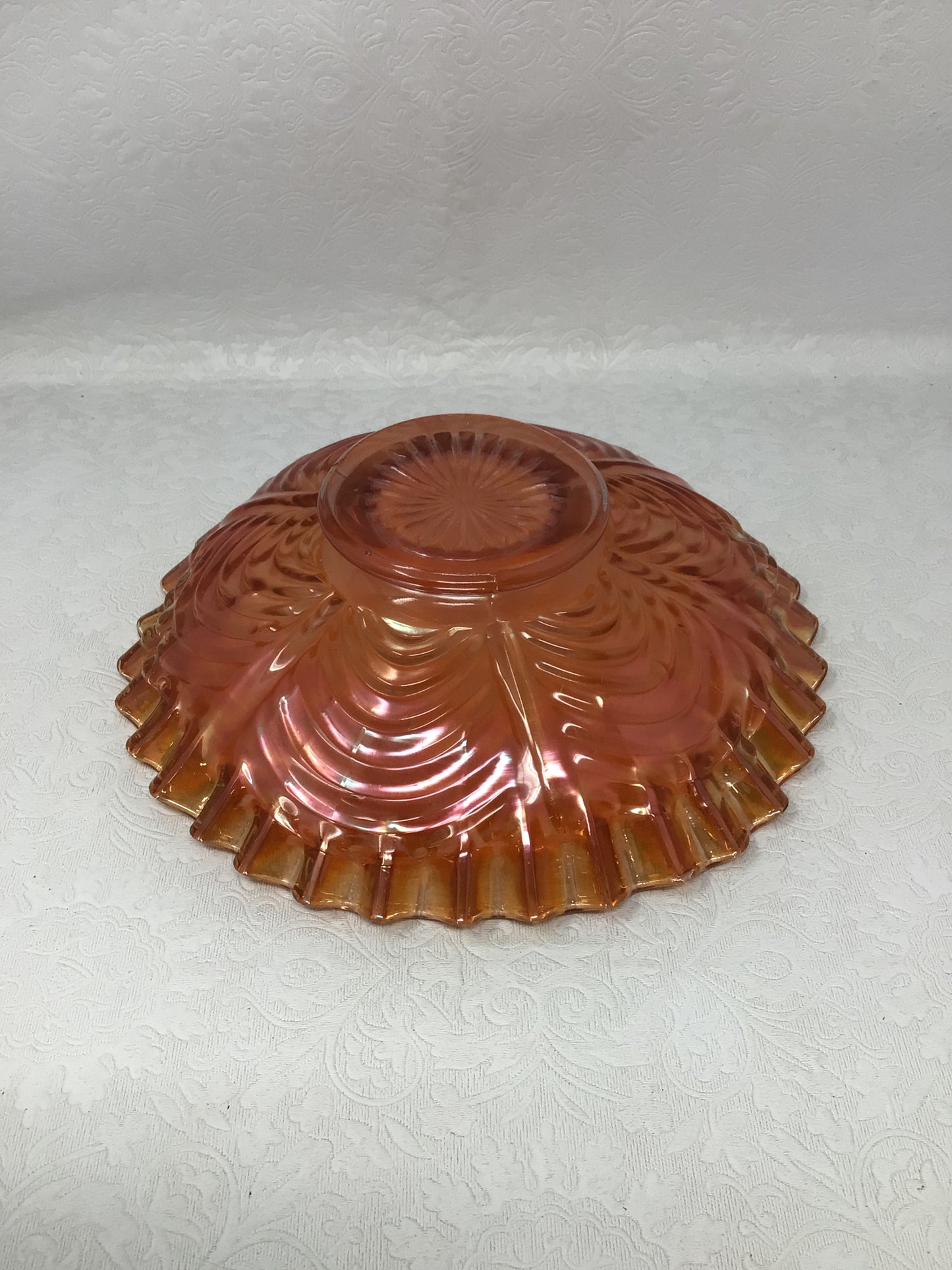 Antique Fenton Marigold Carnival Glass Bowl