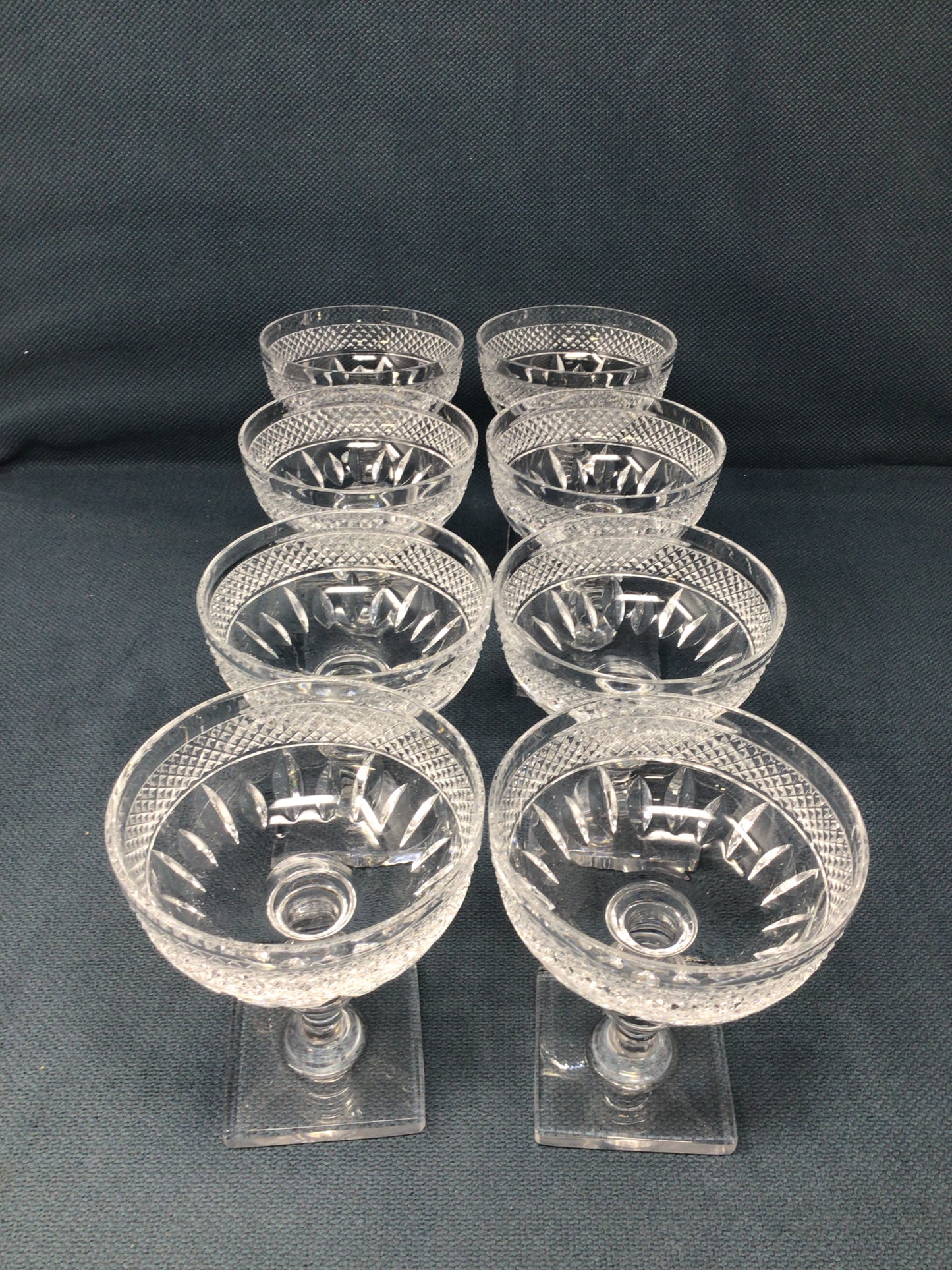 Set of 8 Mid-Century Coupe Glasses