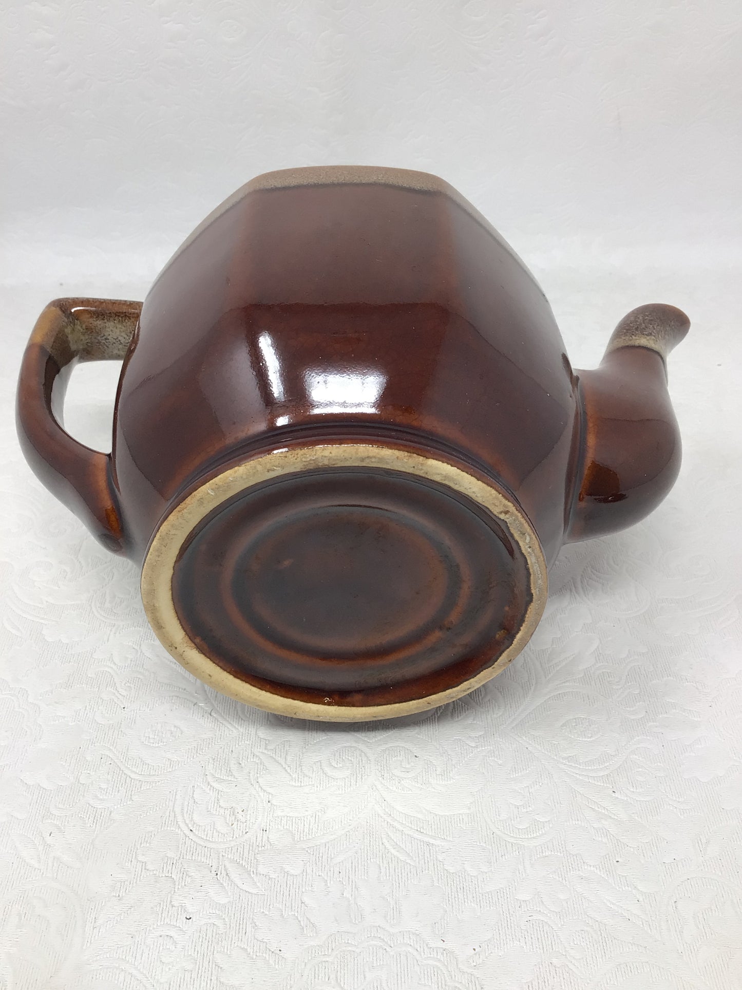 Brown Drip Glaze Teapot