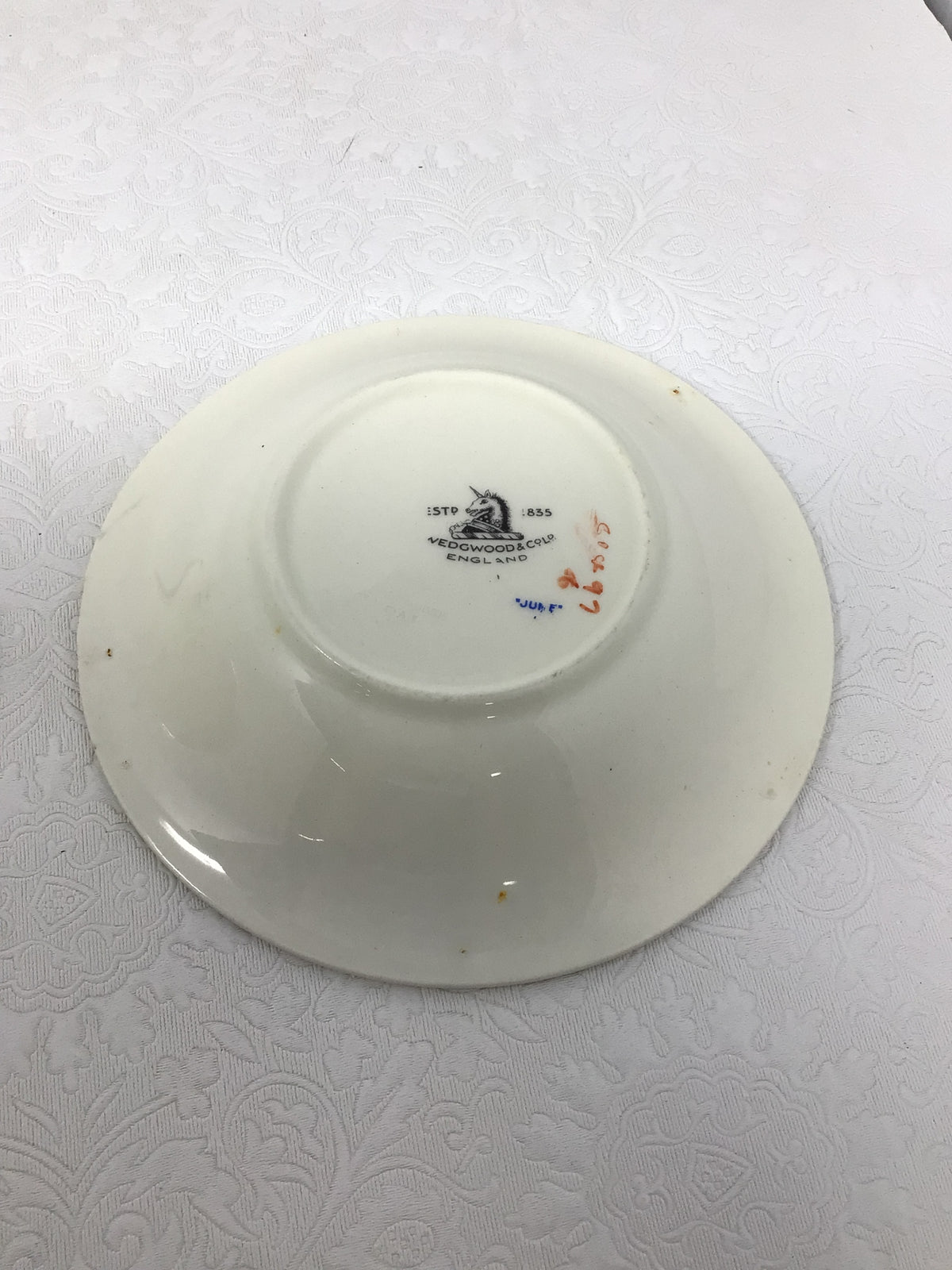 Vintage White Porcelain Dinner Plate Set