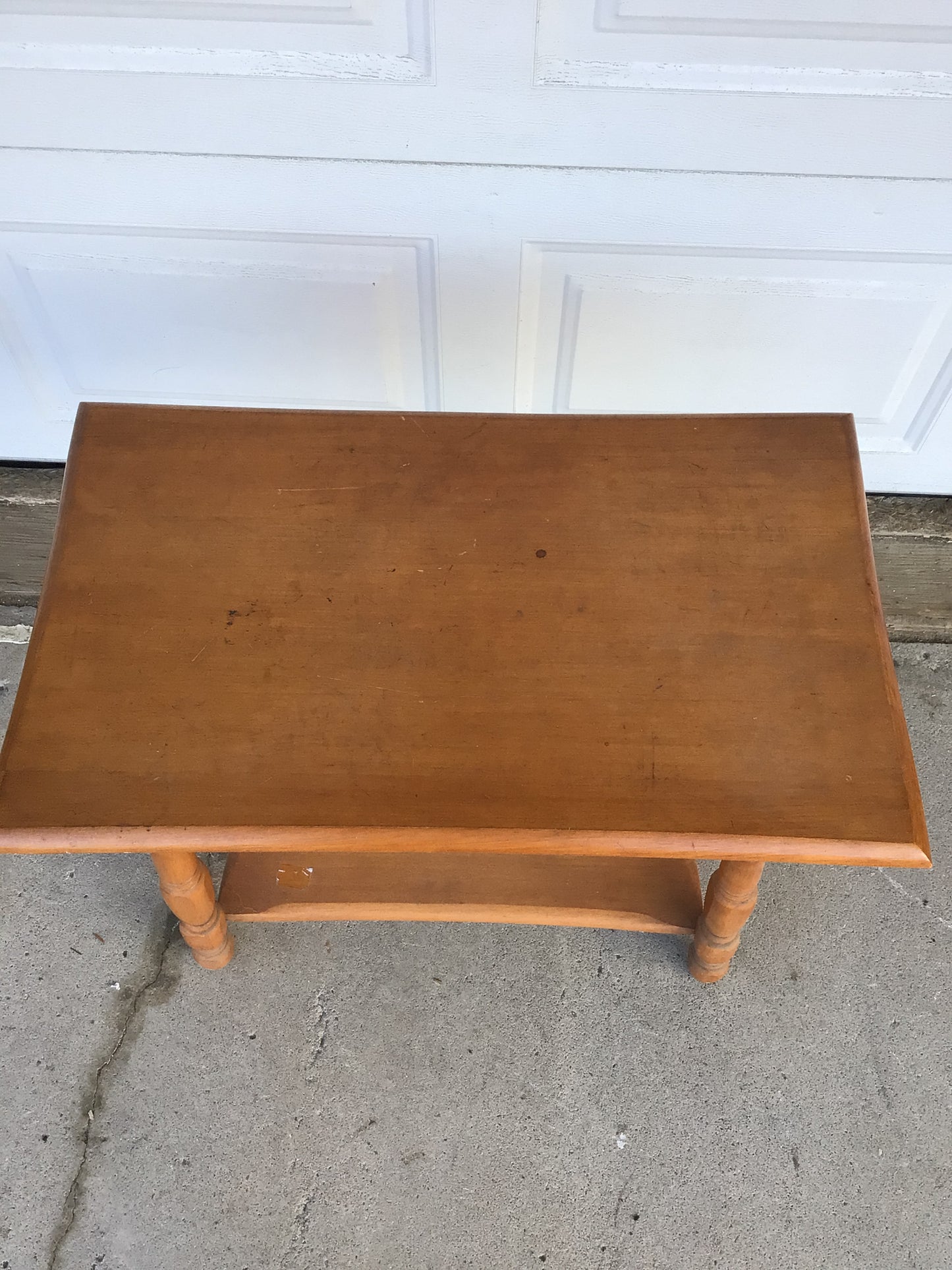 Two-tiered Wooden Side Table