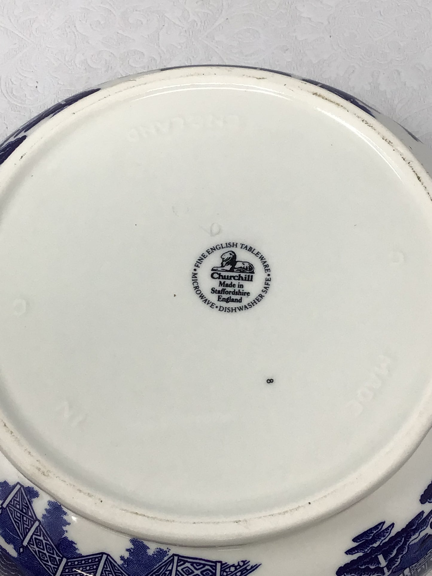 Churchill Blue Willow Soup Tureen