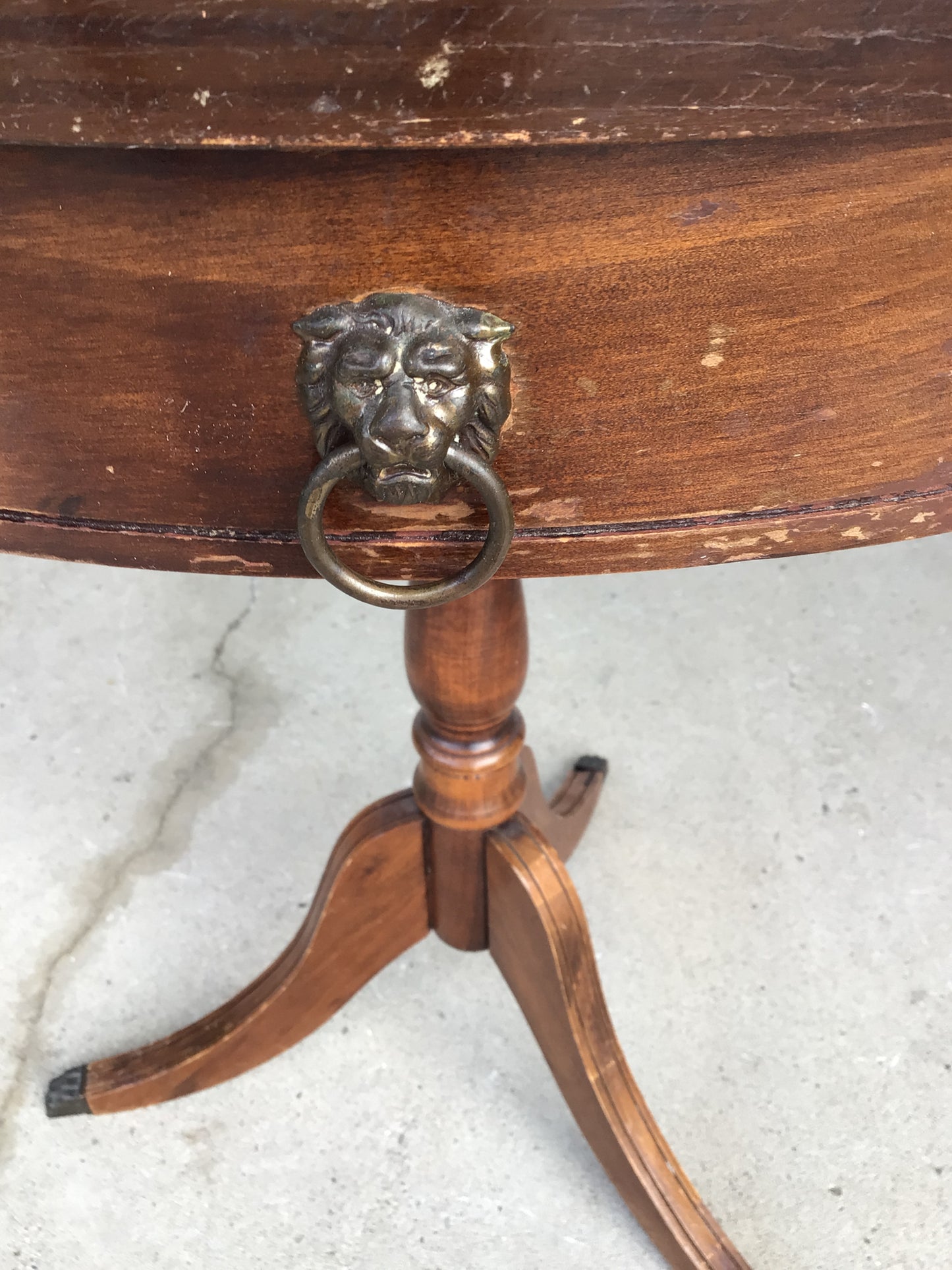 Circular Wooden Coffee Table