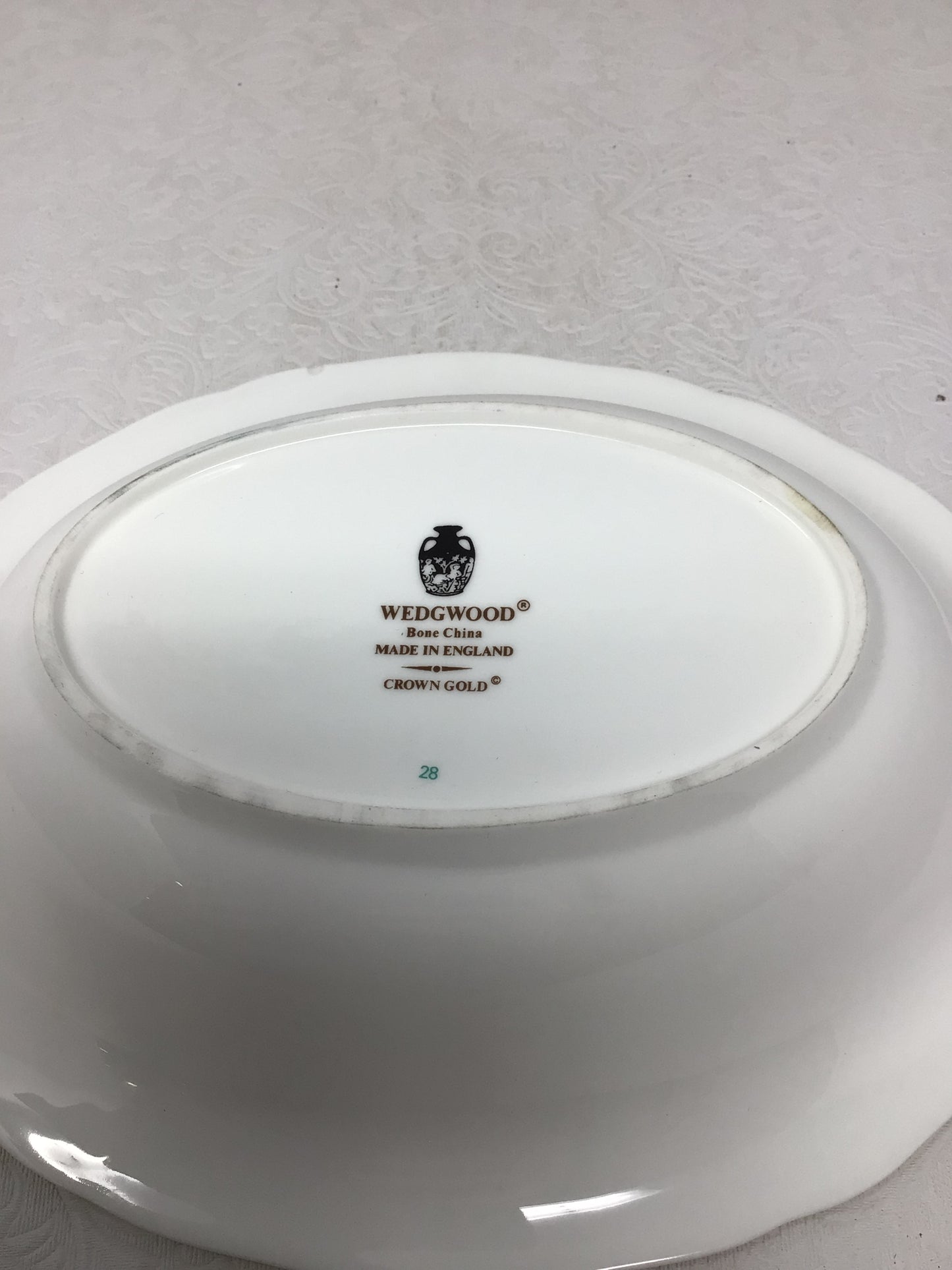 Wedgewood “Crown Gold” Fruit Bowl