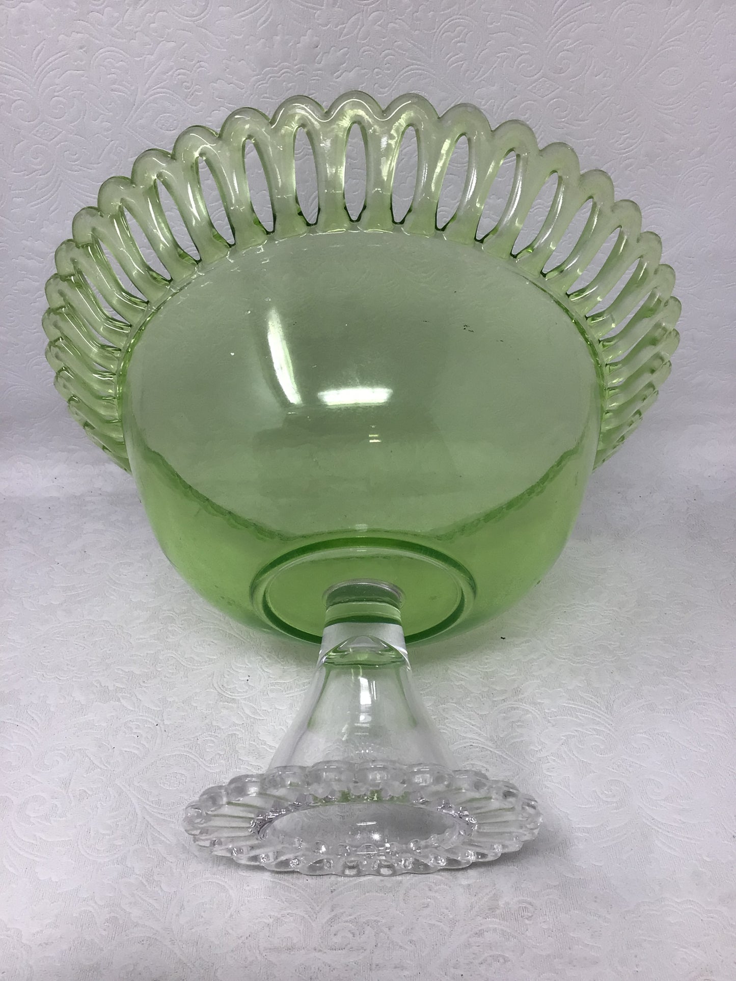 Green Glass Uranium Bowl