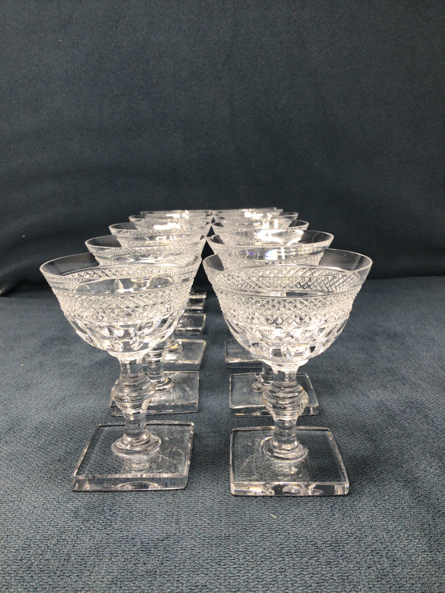 Set of 12 Mid-Century Sherbet Glasses