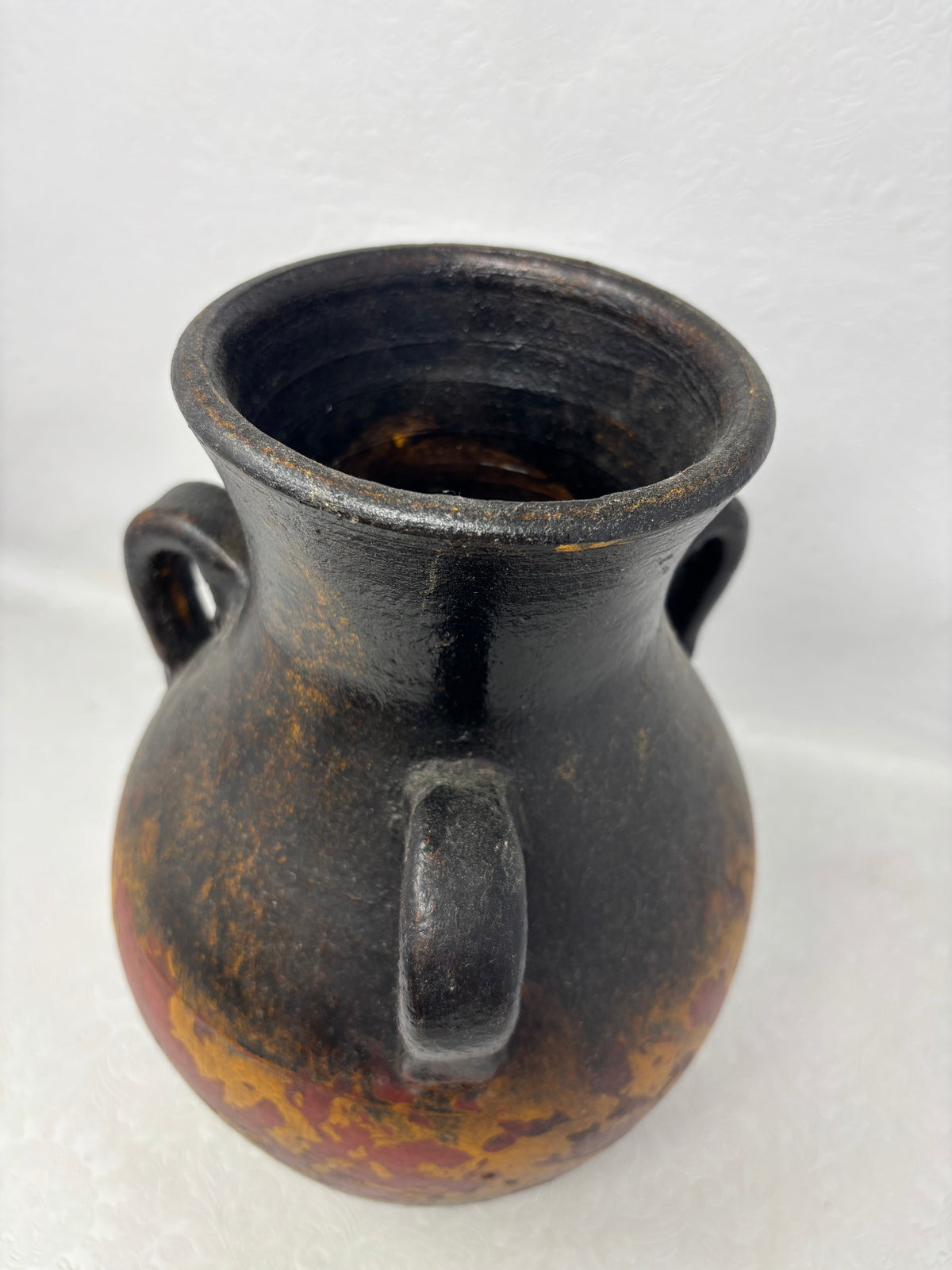 3 Handled Lava Vase