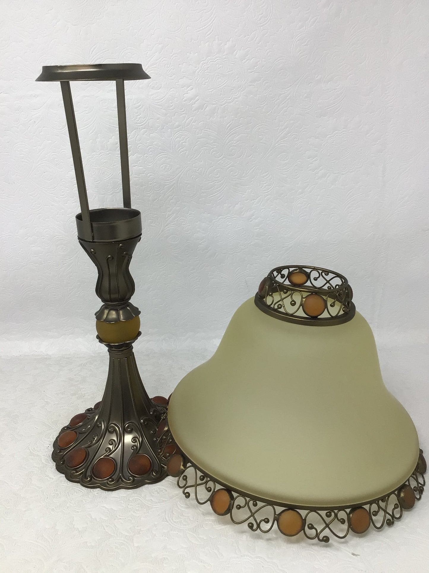 Vintage PartyLite Paris Retro Tealight Lamp