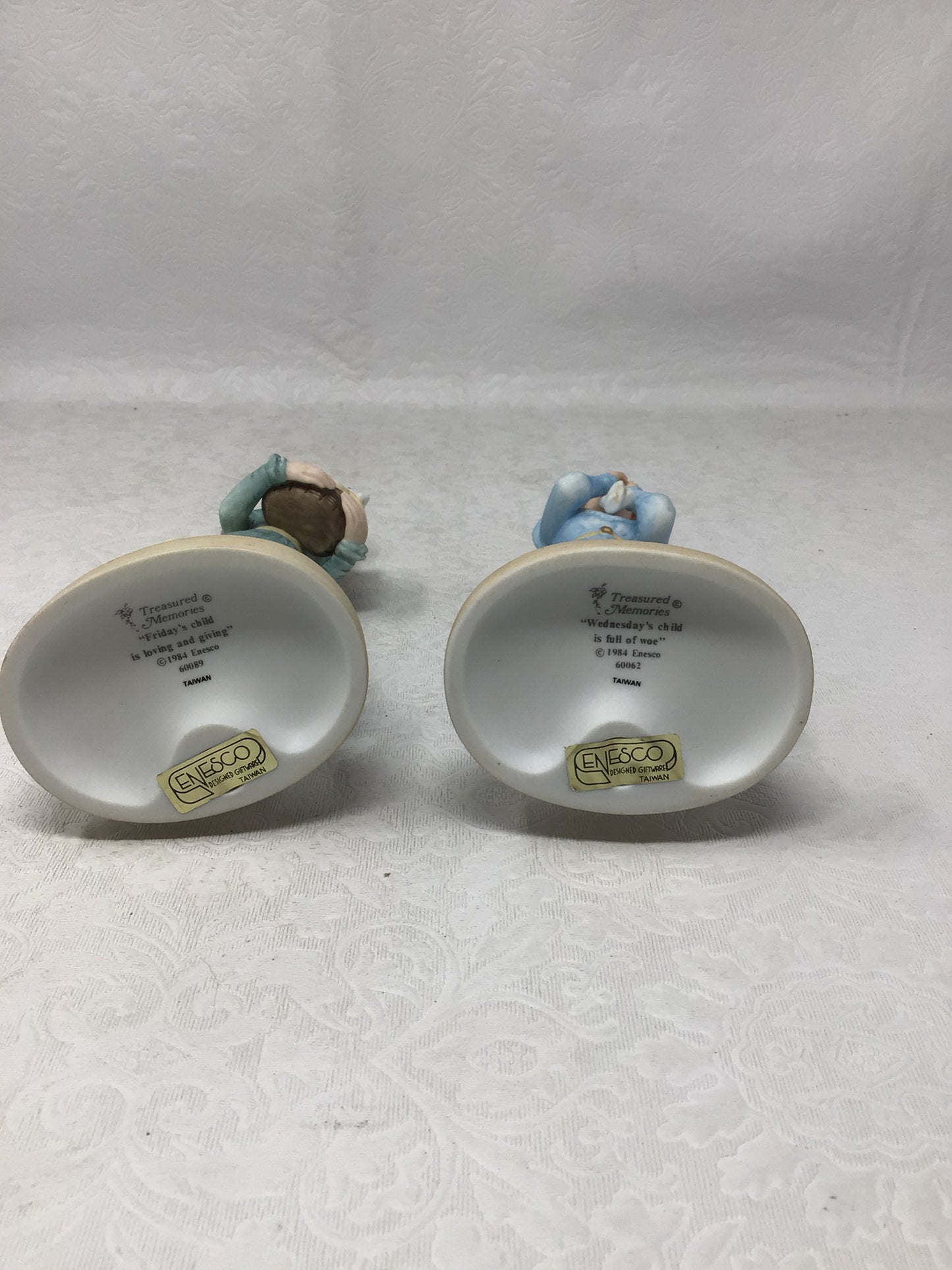 Treasured Memories “Friday’s Child” and “Wednesday’s Child”, Set of 2