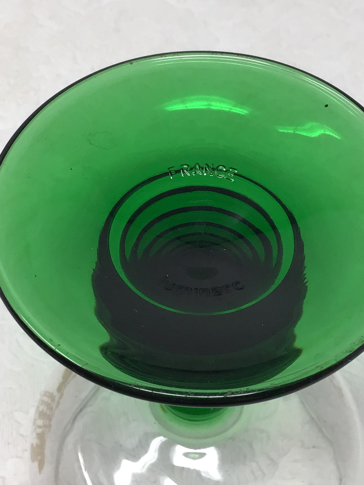 Green Luminarc Spiral Glasses Set
