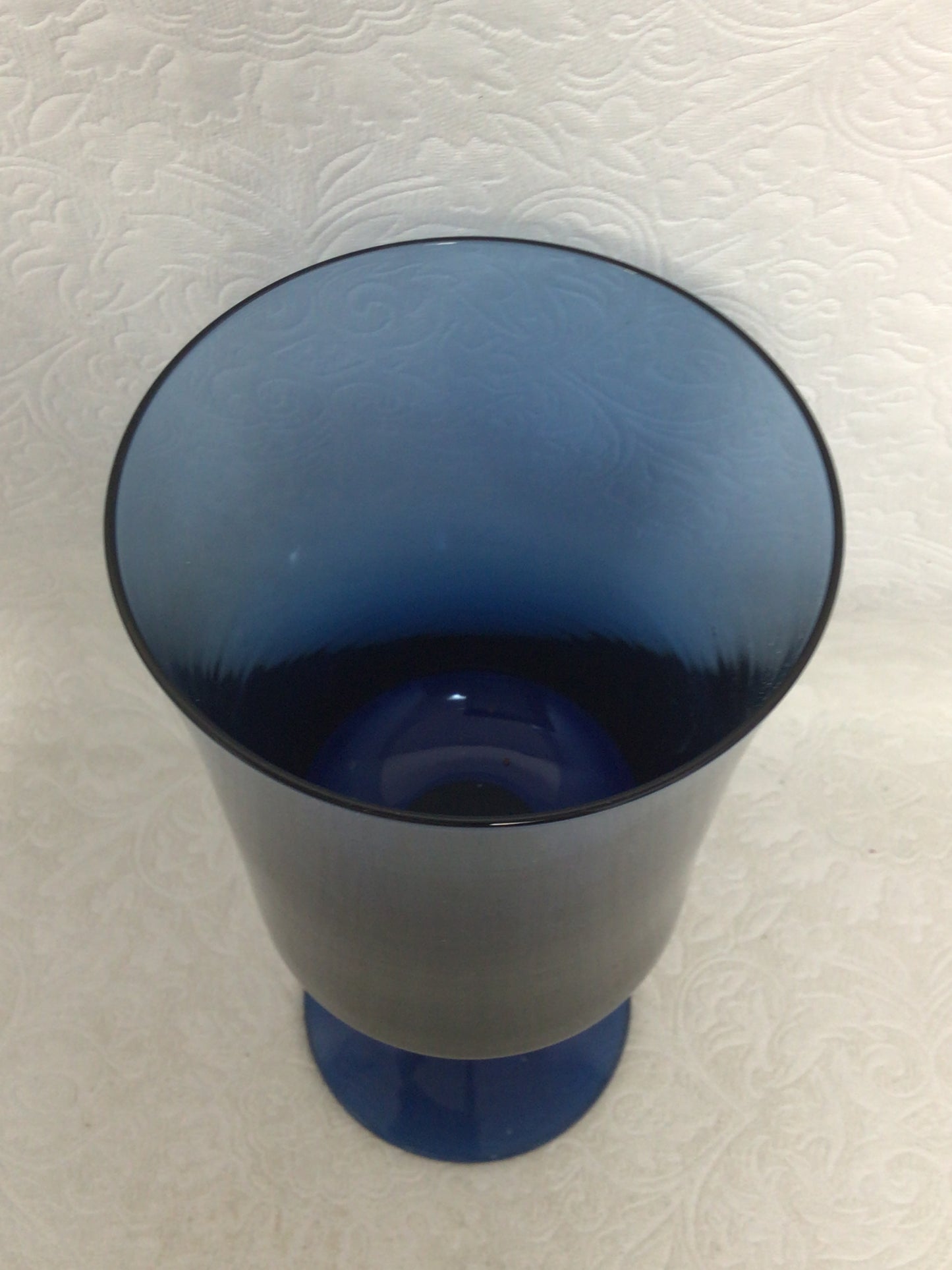 Set of 6 Vintage Denby Arabesque Blue Ice Glasses