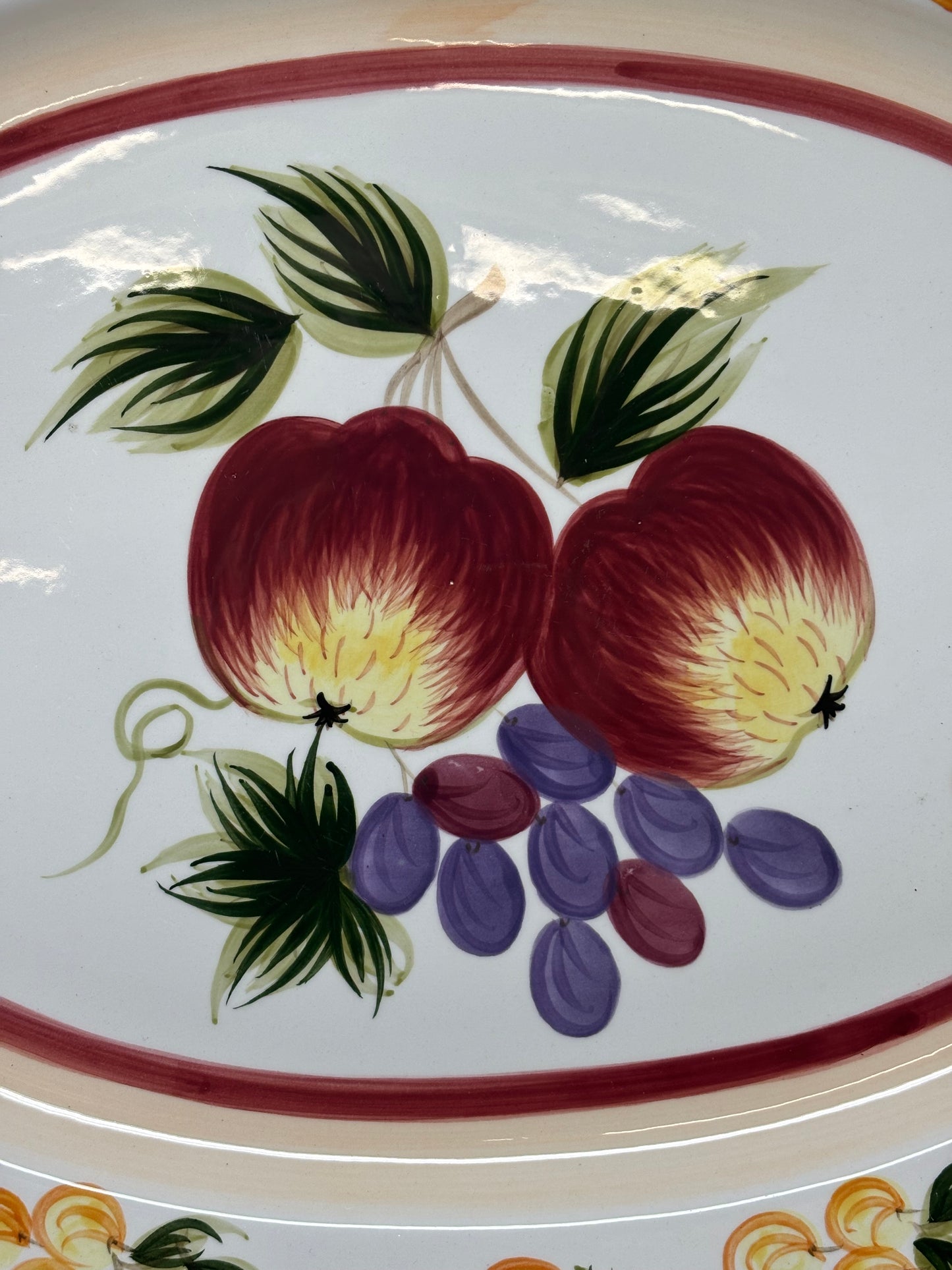 Canhome Apple And Grape Serving Platter