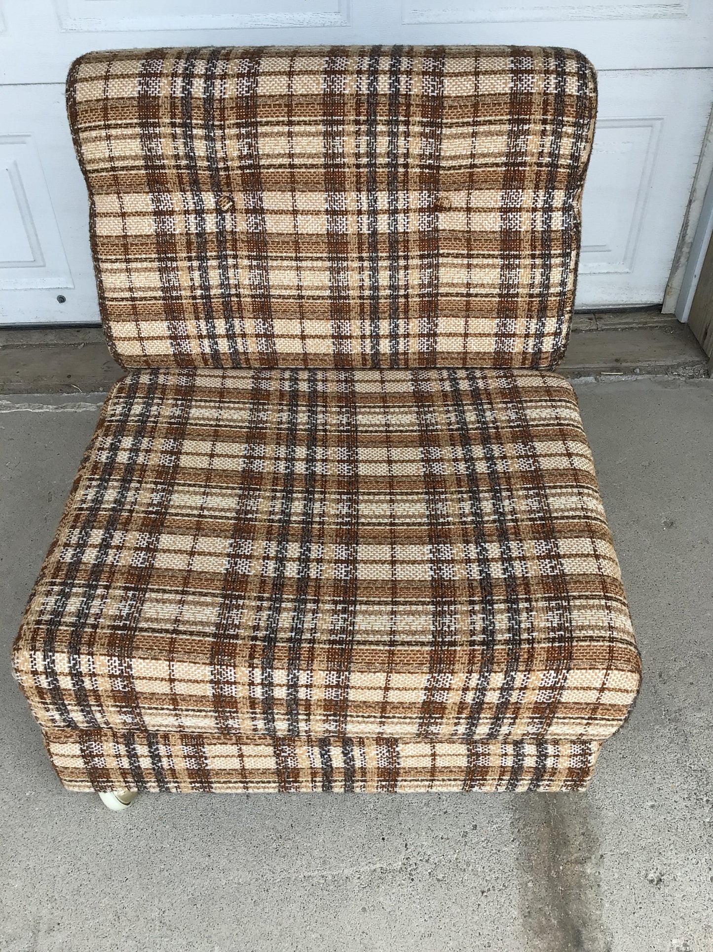 Plaid Lounge Chair