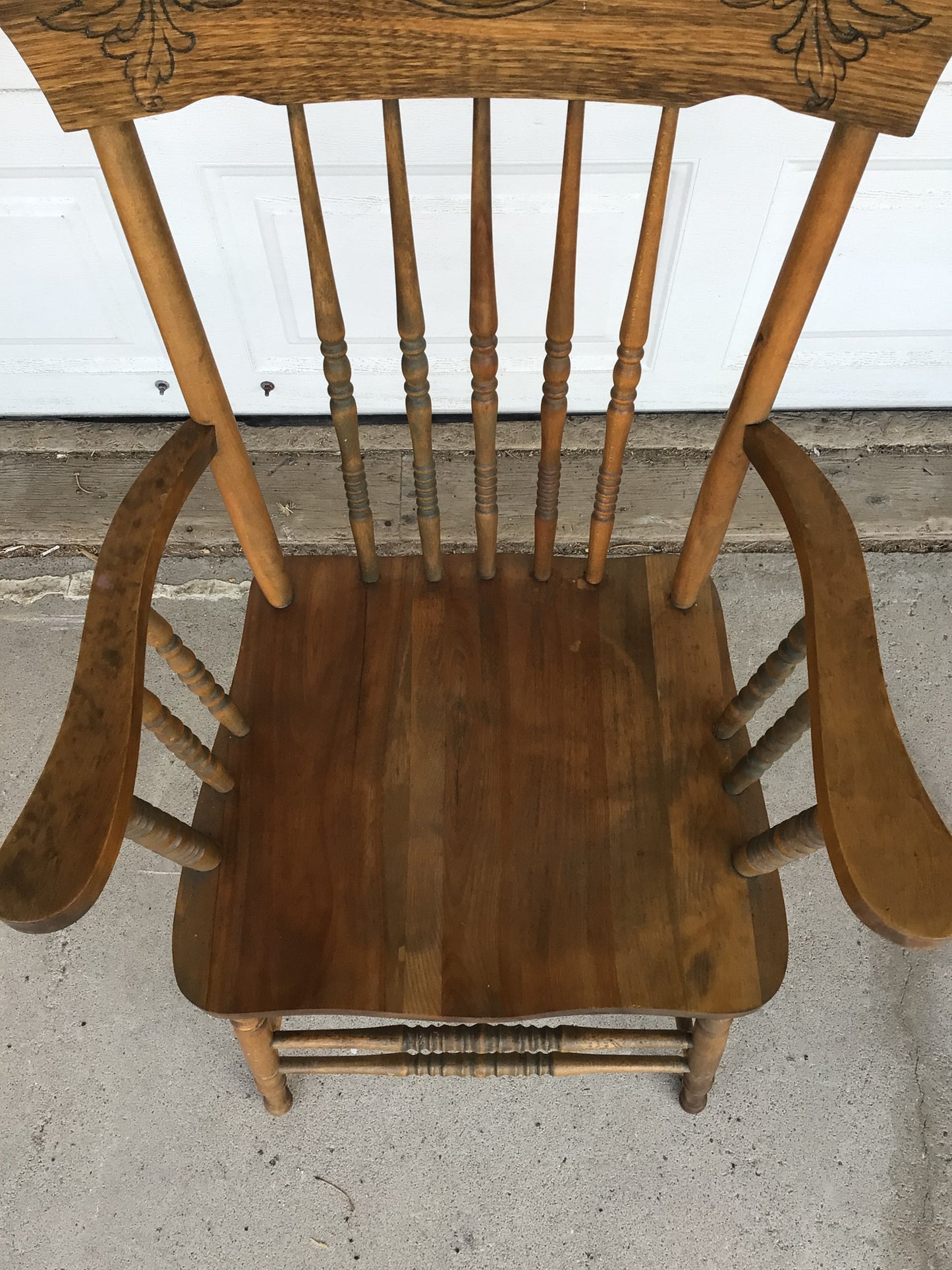 Ornate Pressback Armchair