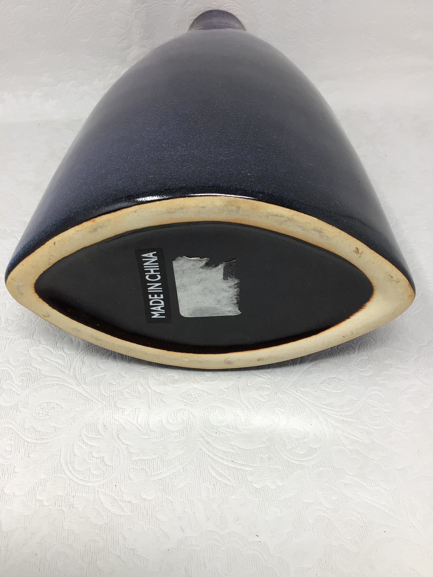 Purple Glazed Stonewear Vase