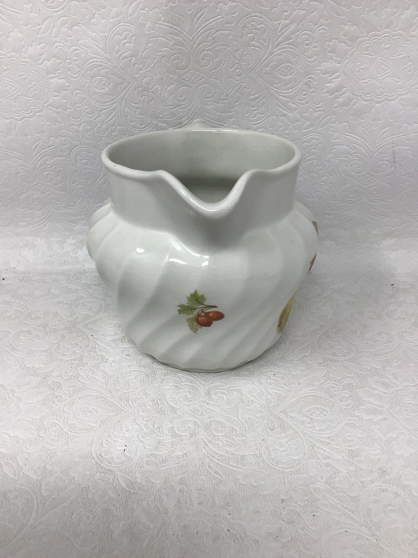 Burleigh Ware Harvest Fruits Pitcher