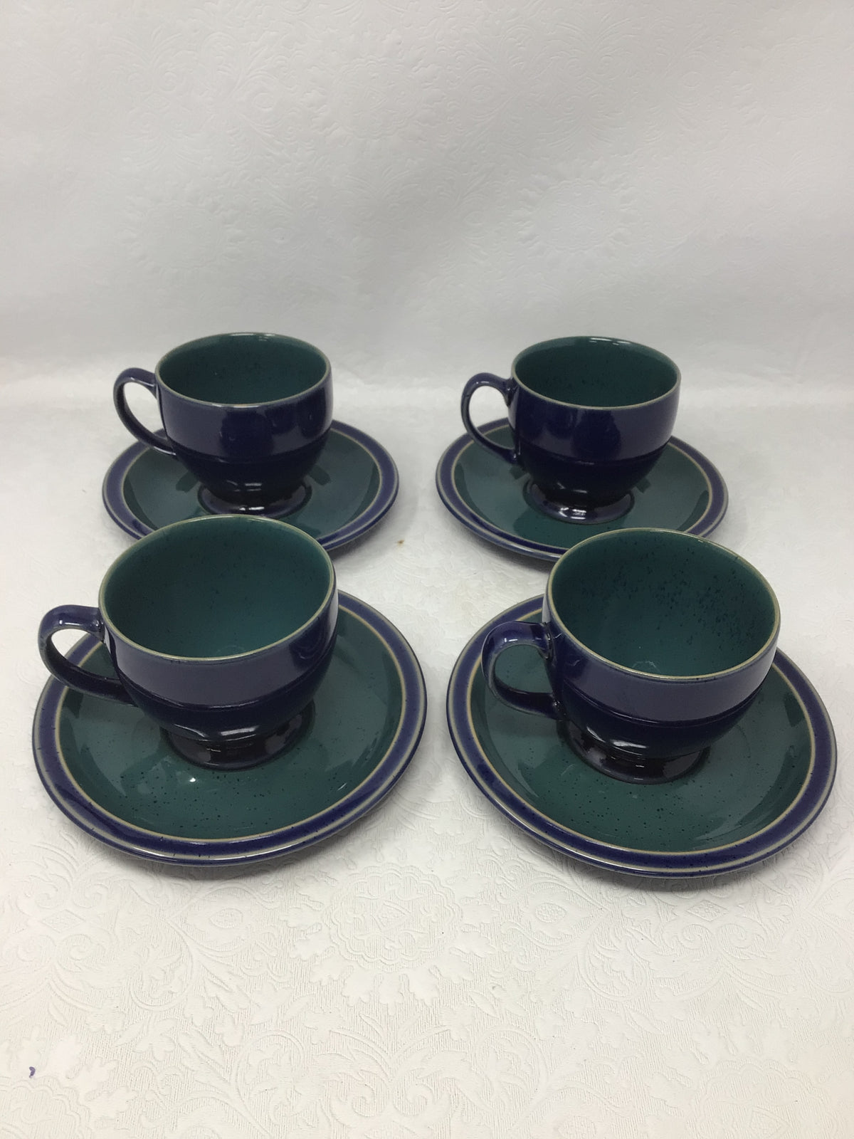 4 Denby Cups and Saucers
