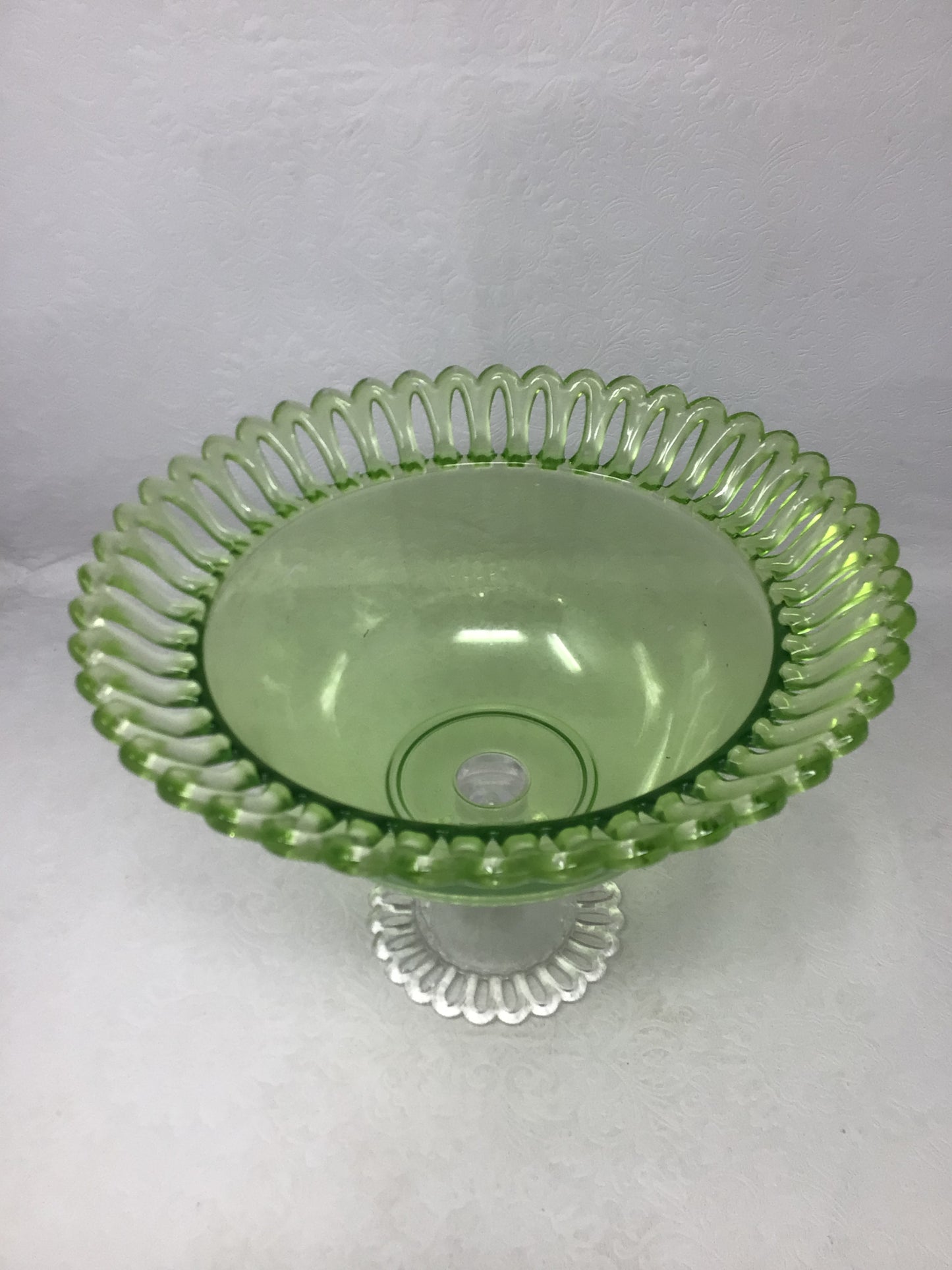 Green Glass Uranium Bowl