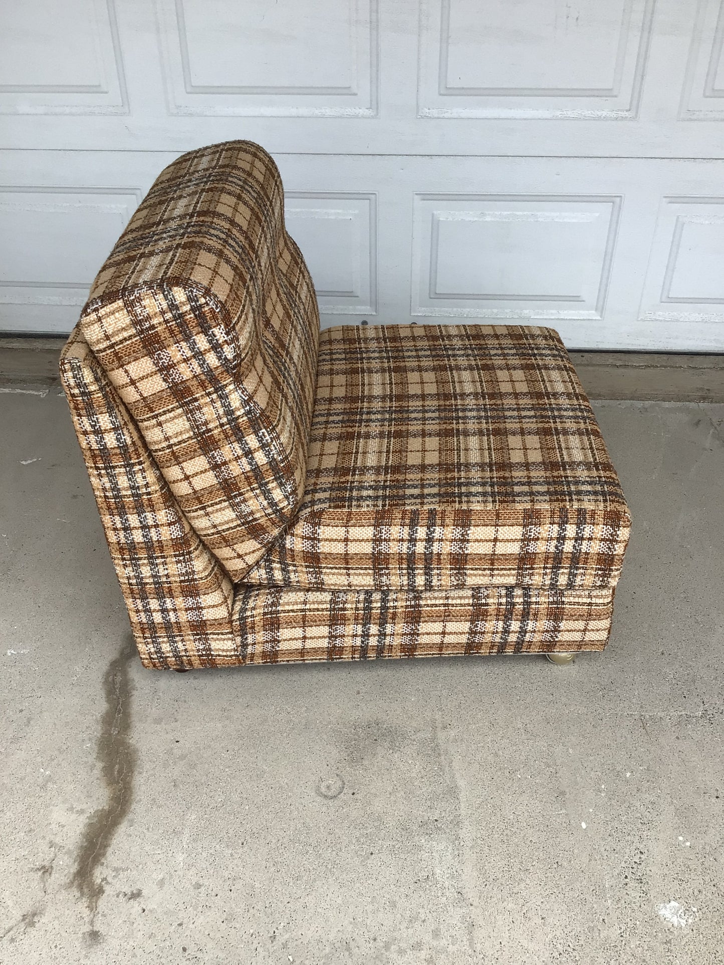 Plaid Lounge Chair