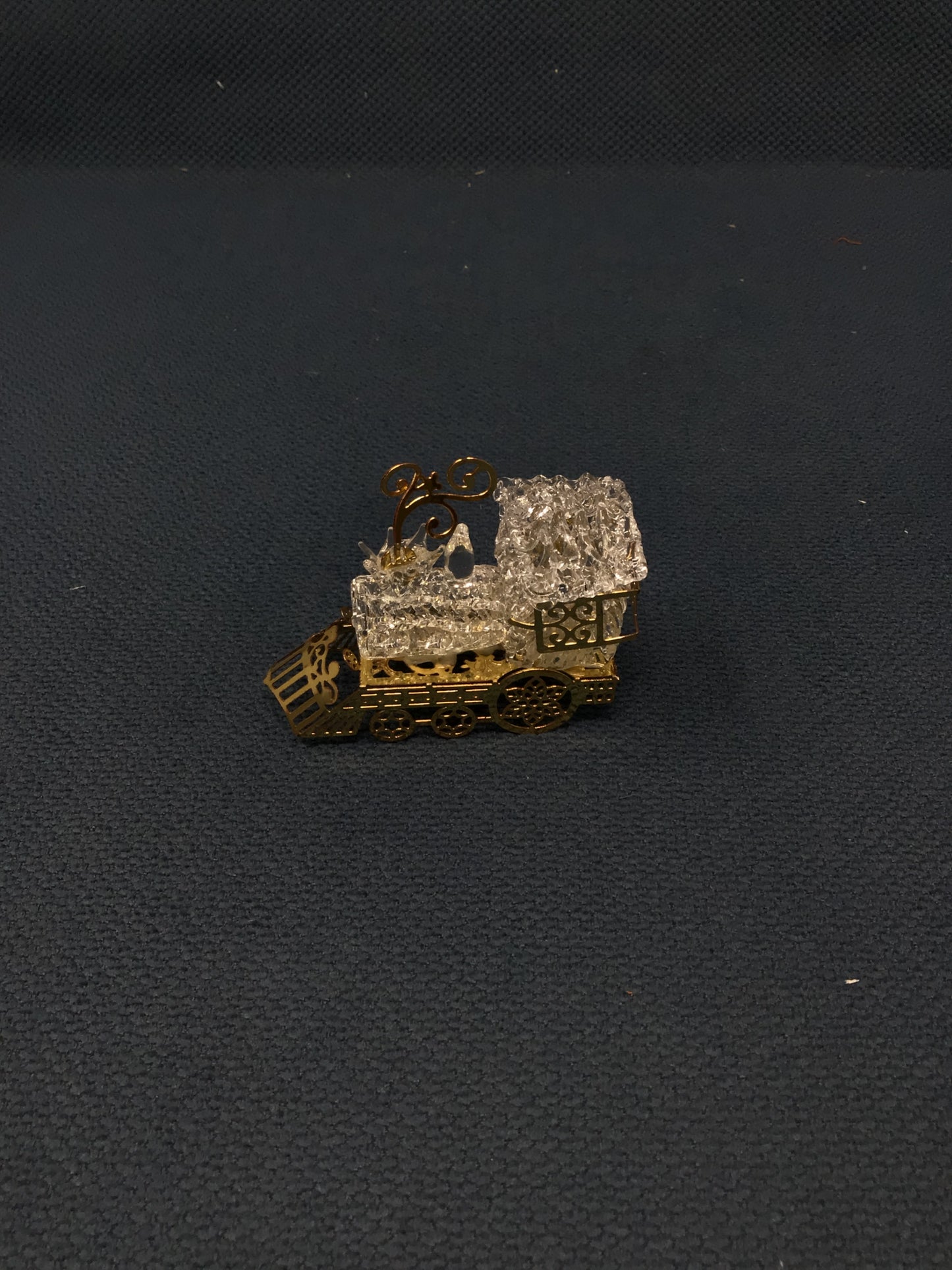 Minature Blown Glass Train