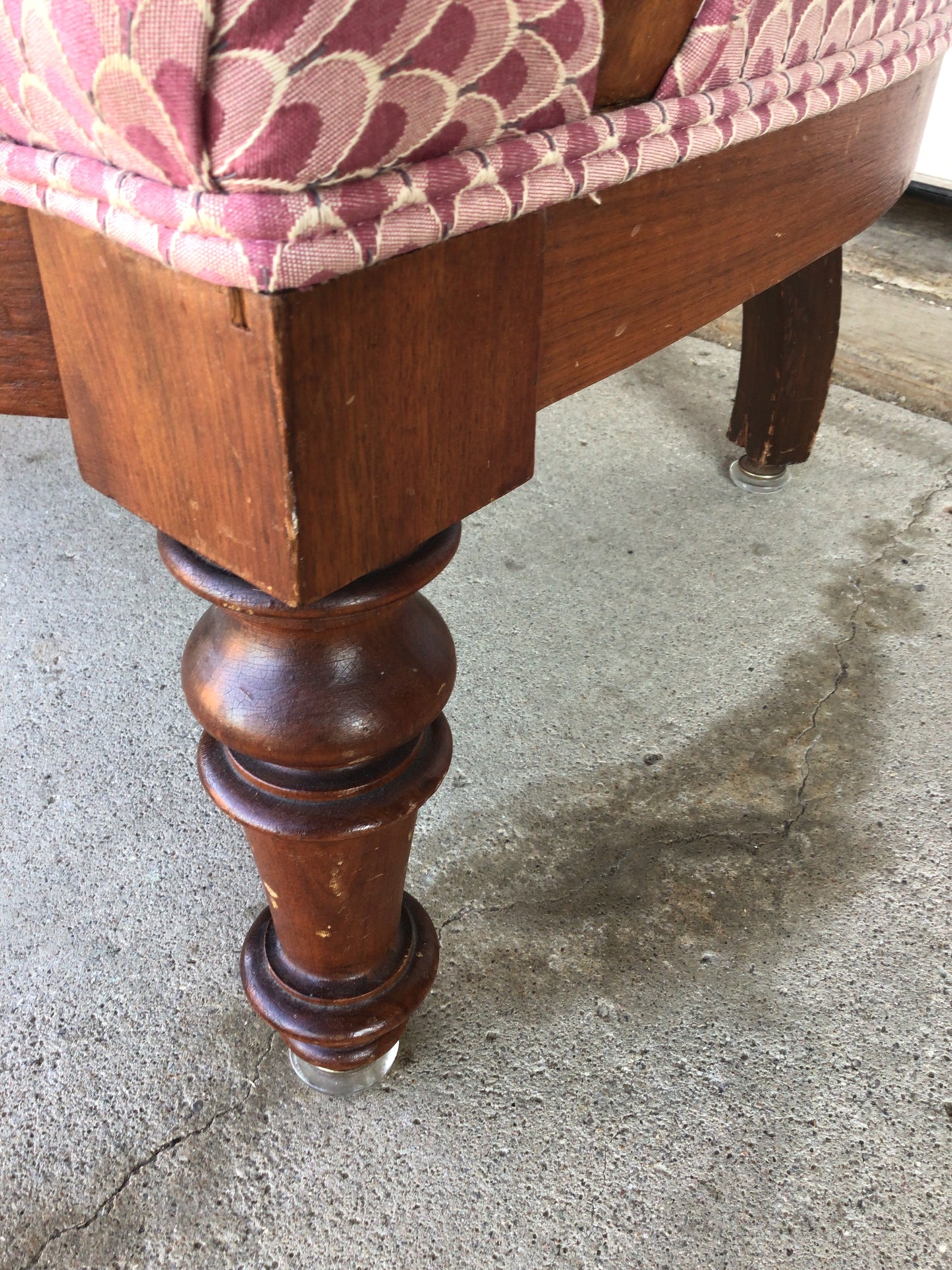 Pink Victorian Style Armchair