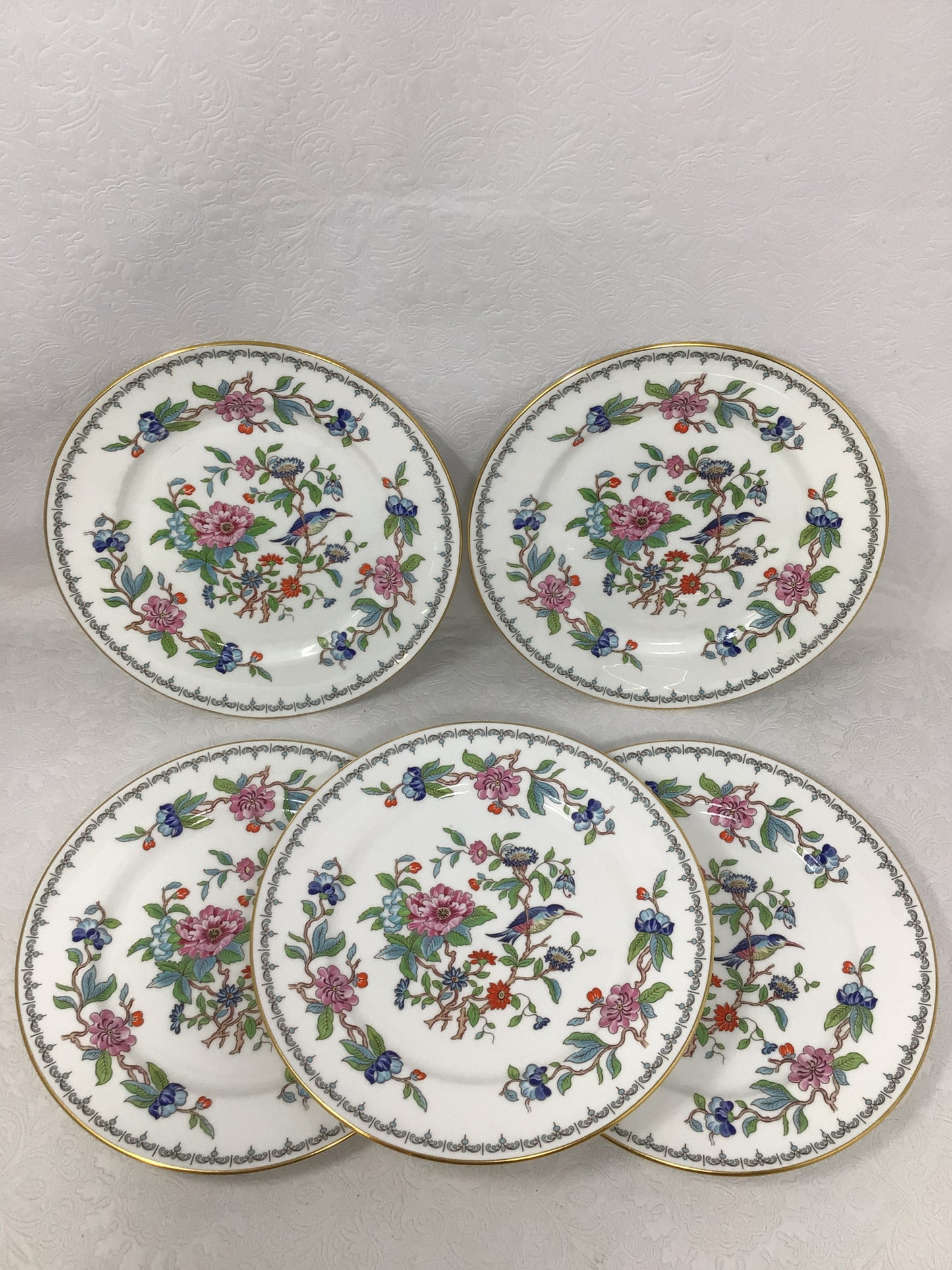 5 Aynsley “Pembroke” Dinner Plates