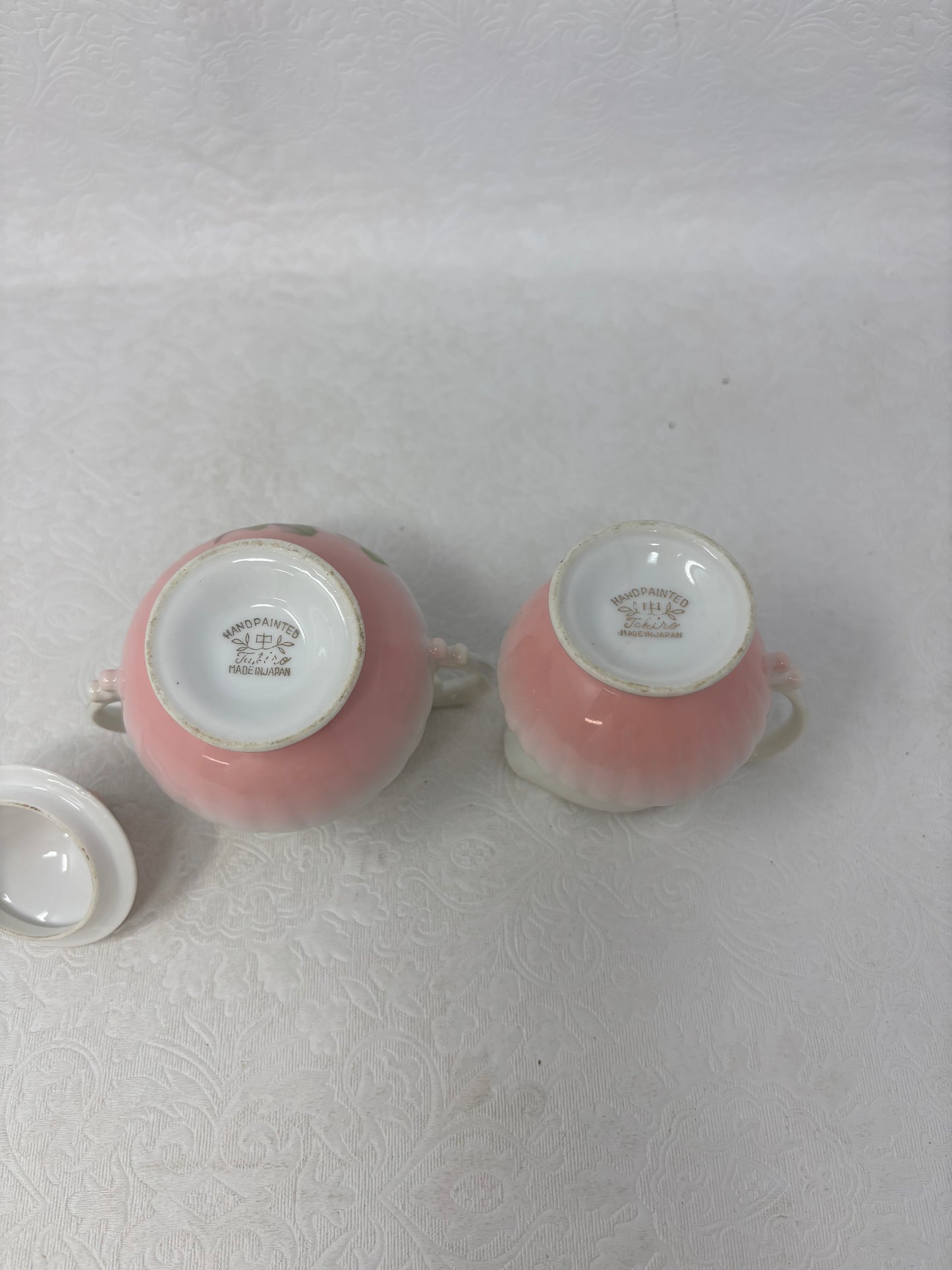 Hand Painted Takiro Japan Miniature Cream & Sugar Set