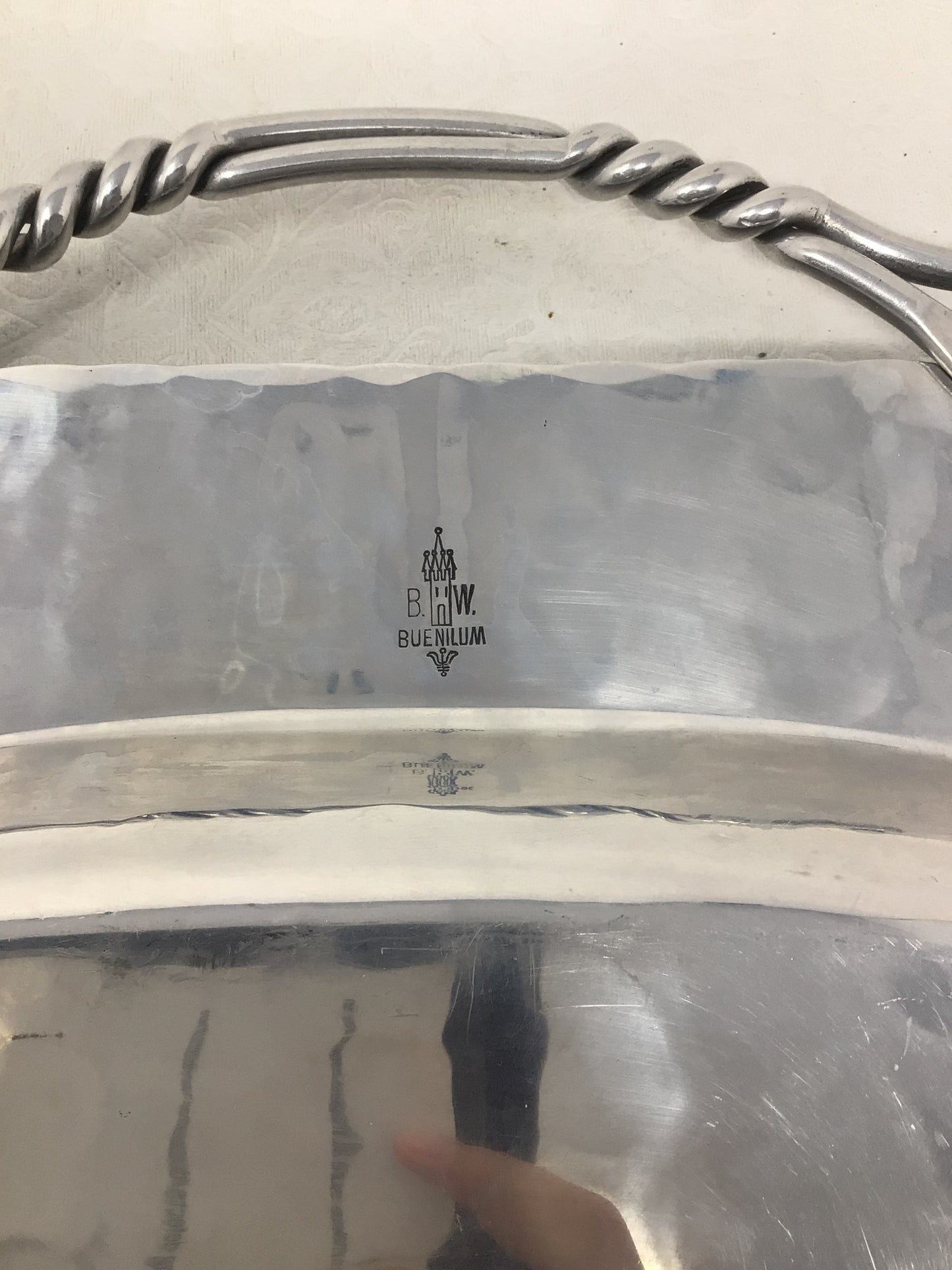 Silver Plated 3 Part Serving Tray