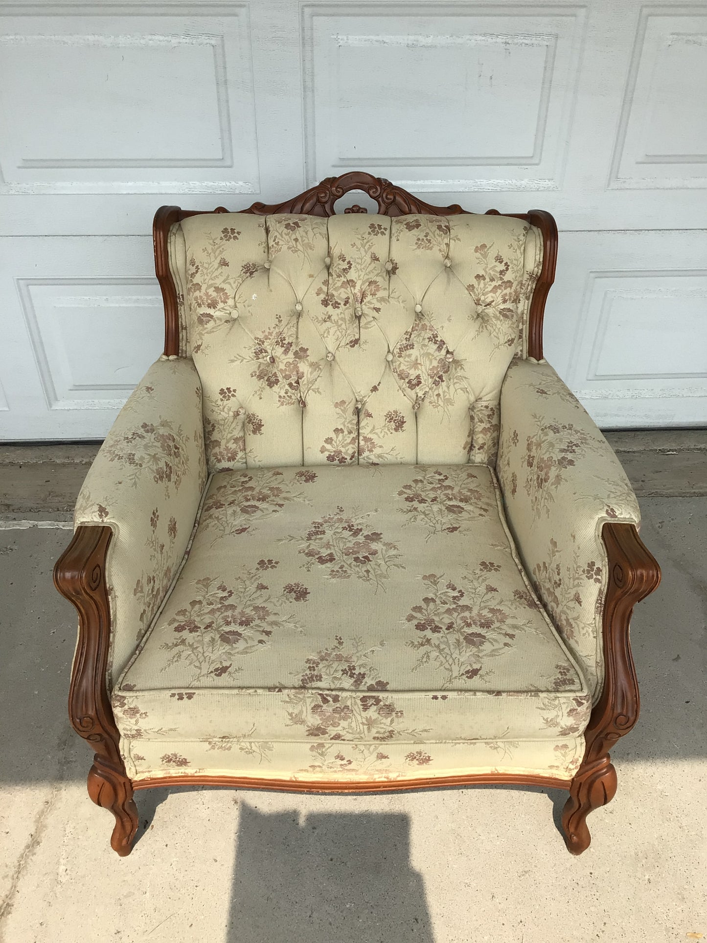 Floral Armchair