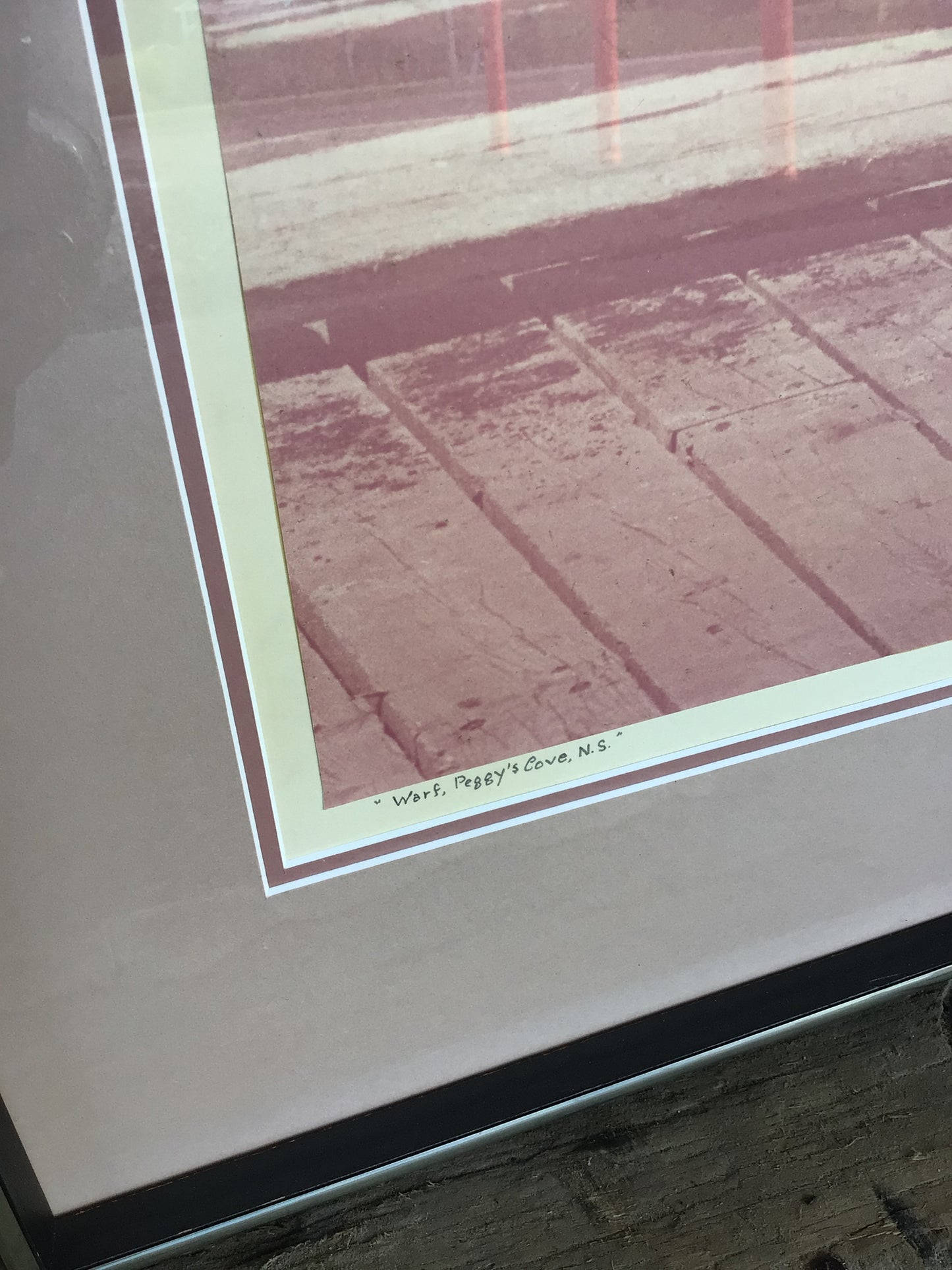 “Warf, Peggy’s Cove, N.S.” - Framed Photograph