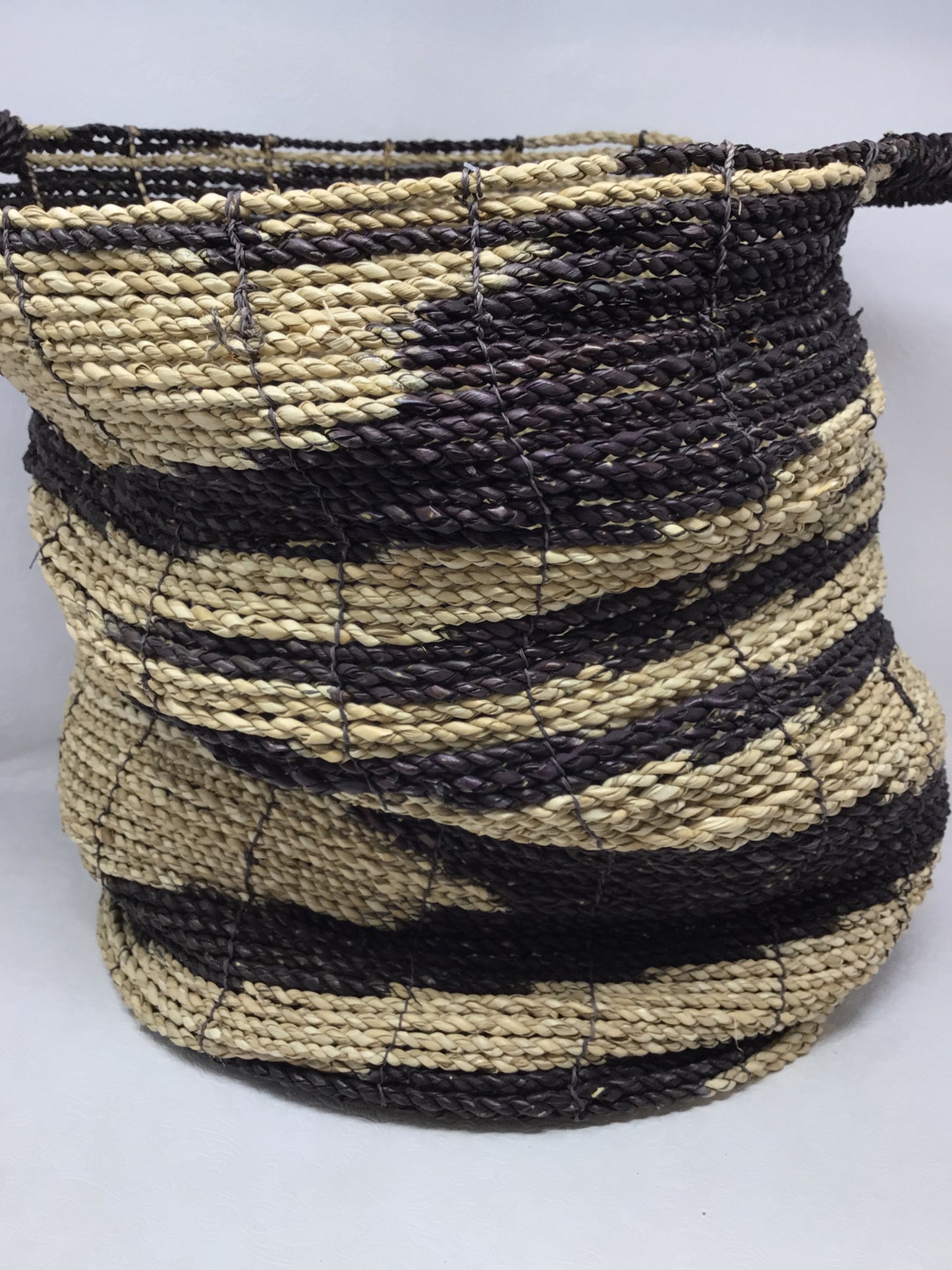 Black and Beige Basket