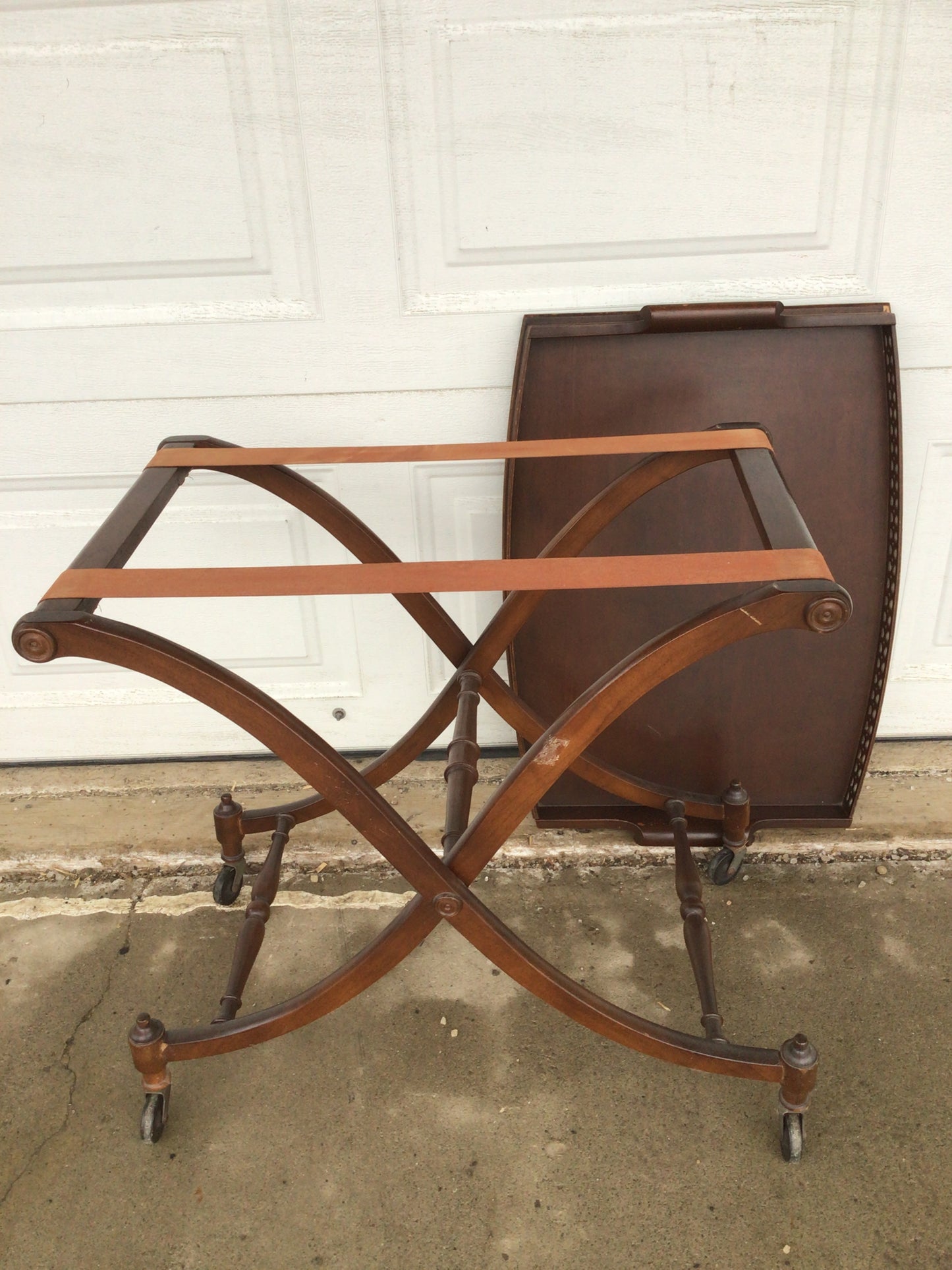 Vintage Folding Butlers Tray Table