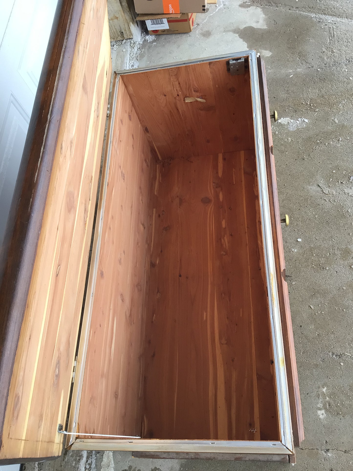 Pine with cedar-lined chest