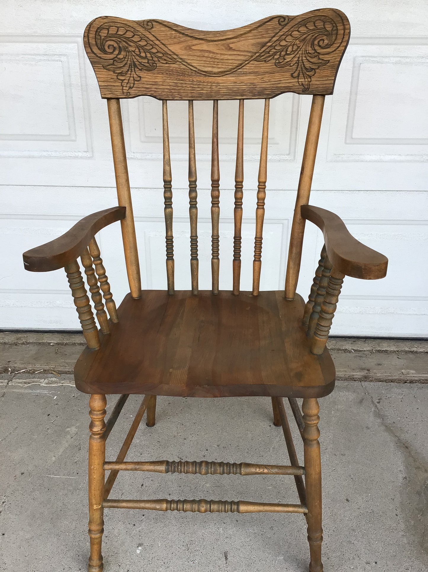 Ornate Pressback Armchair