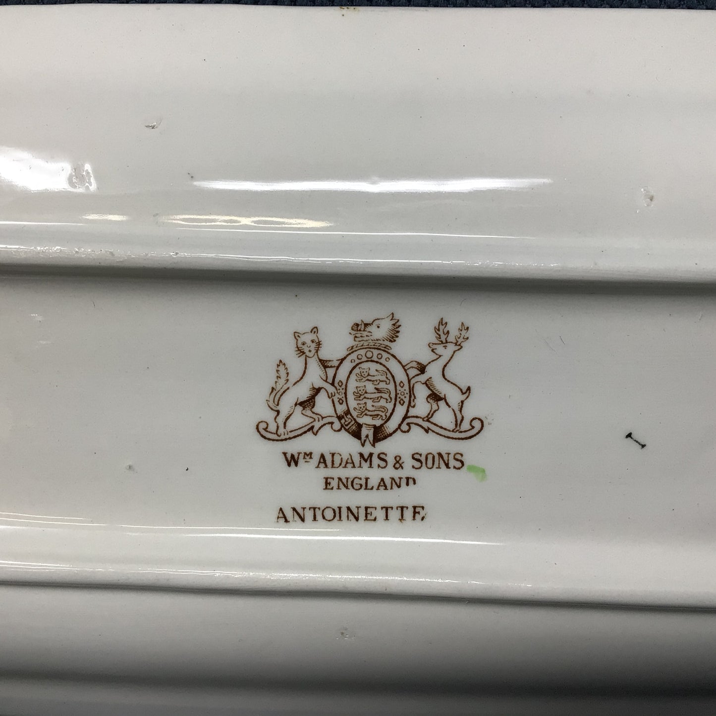 Adams & Sons Antoinette English Ironstone Platter